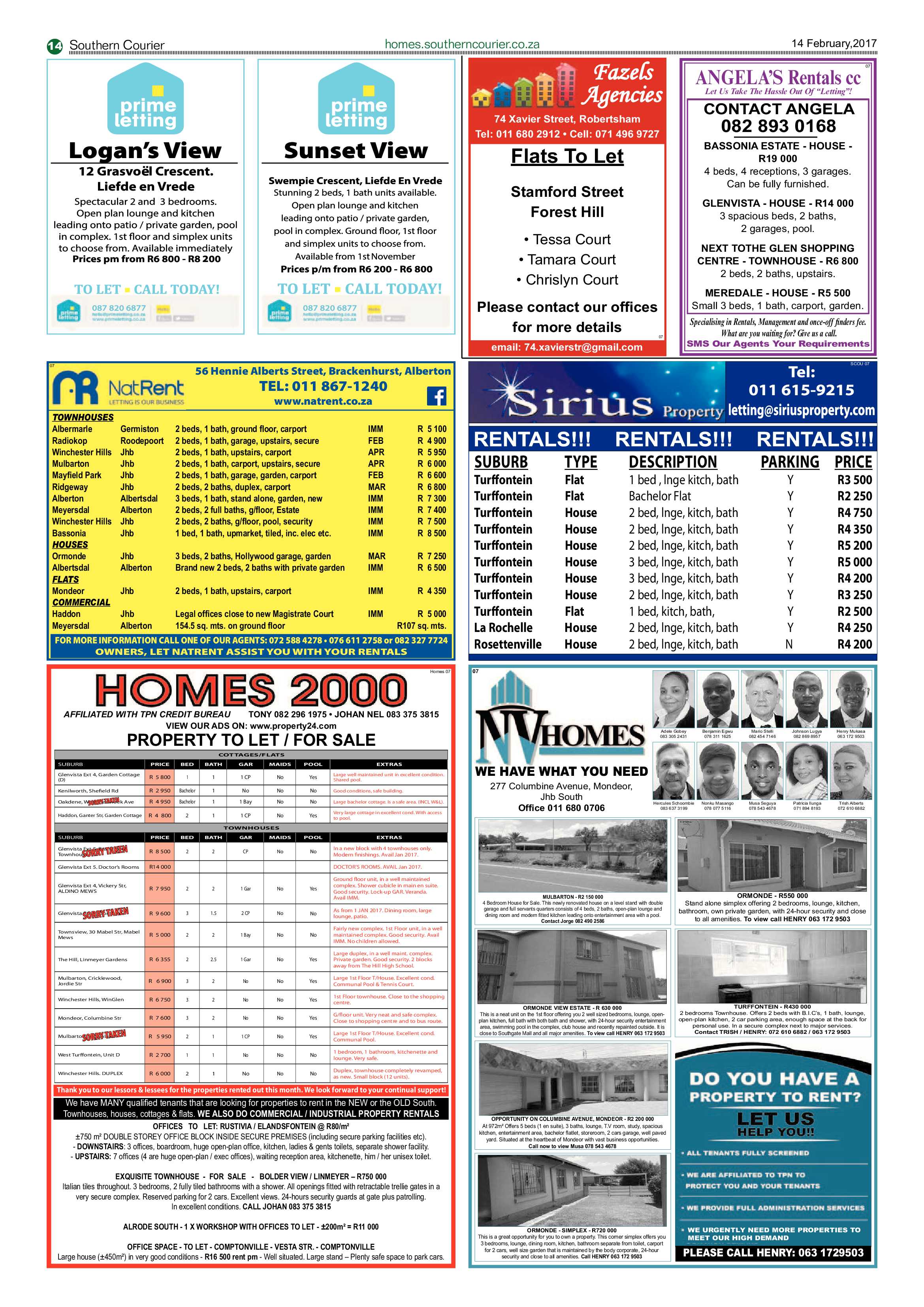 Southern Courier14 February 2017 page 14