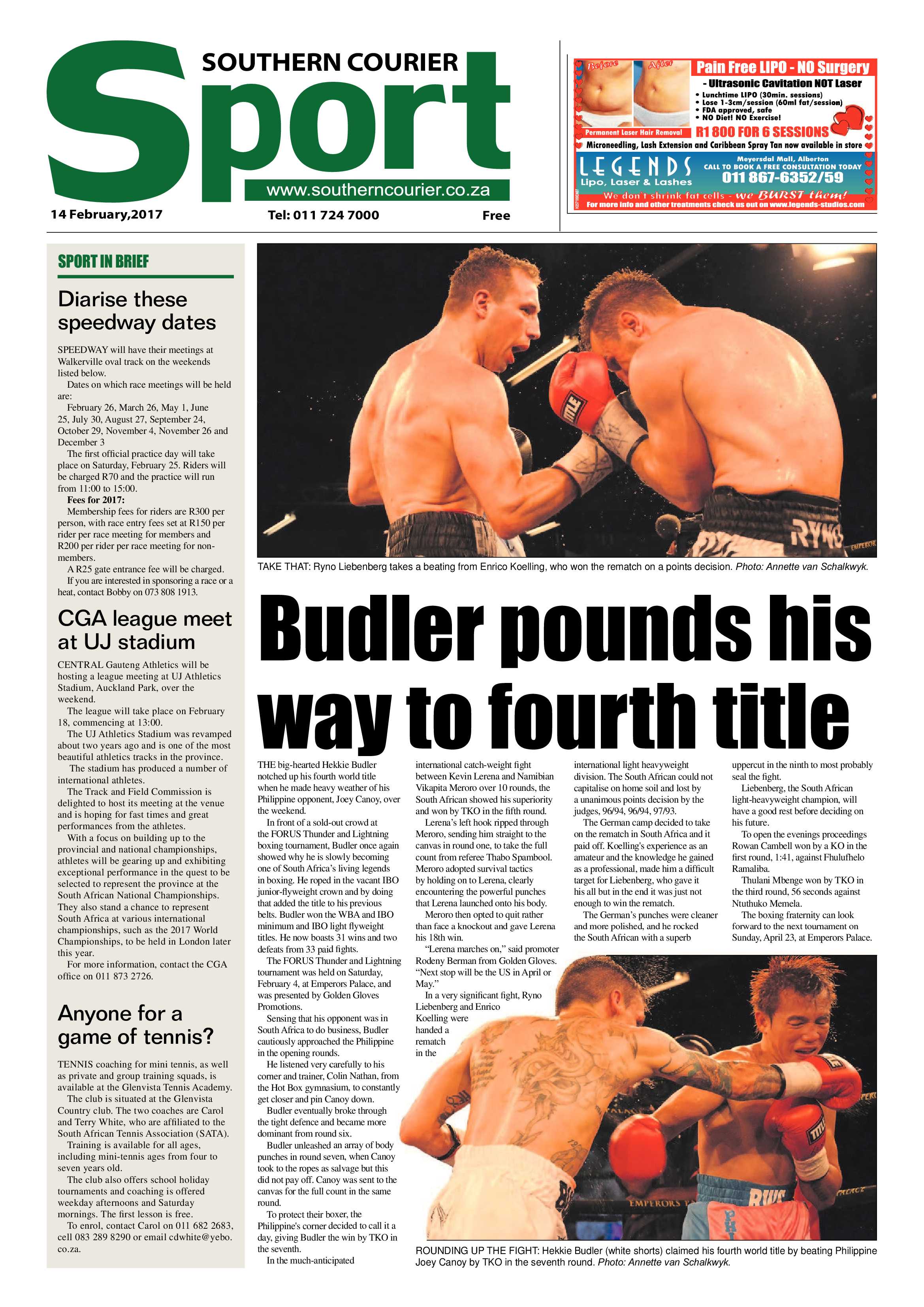 Southern Courier14 February 2017 page 20