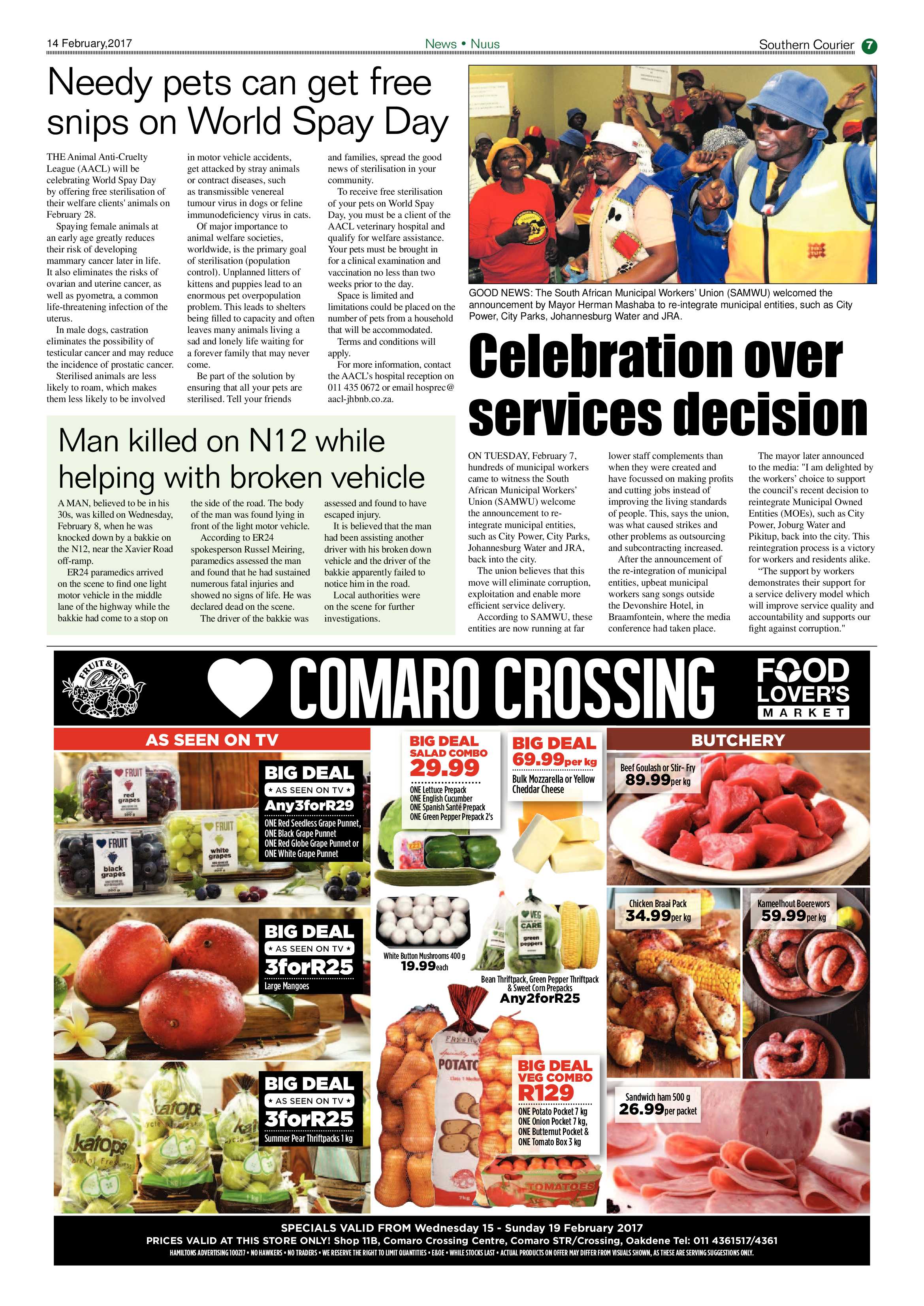 Southern Courier14 February 2017 page 7