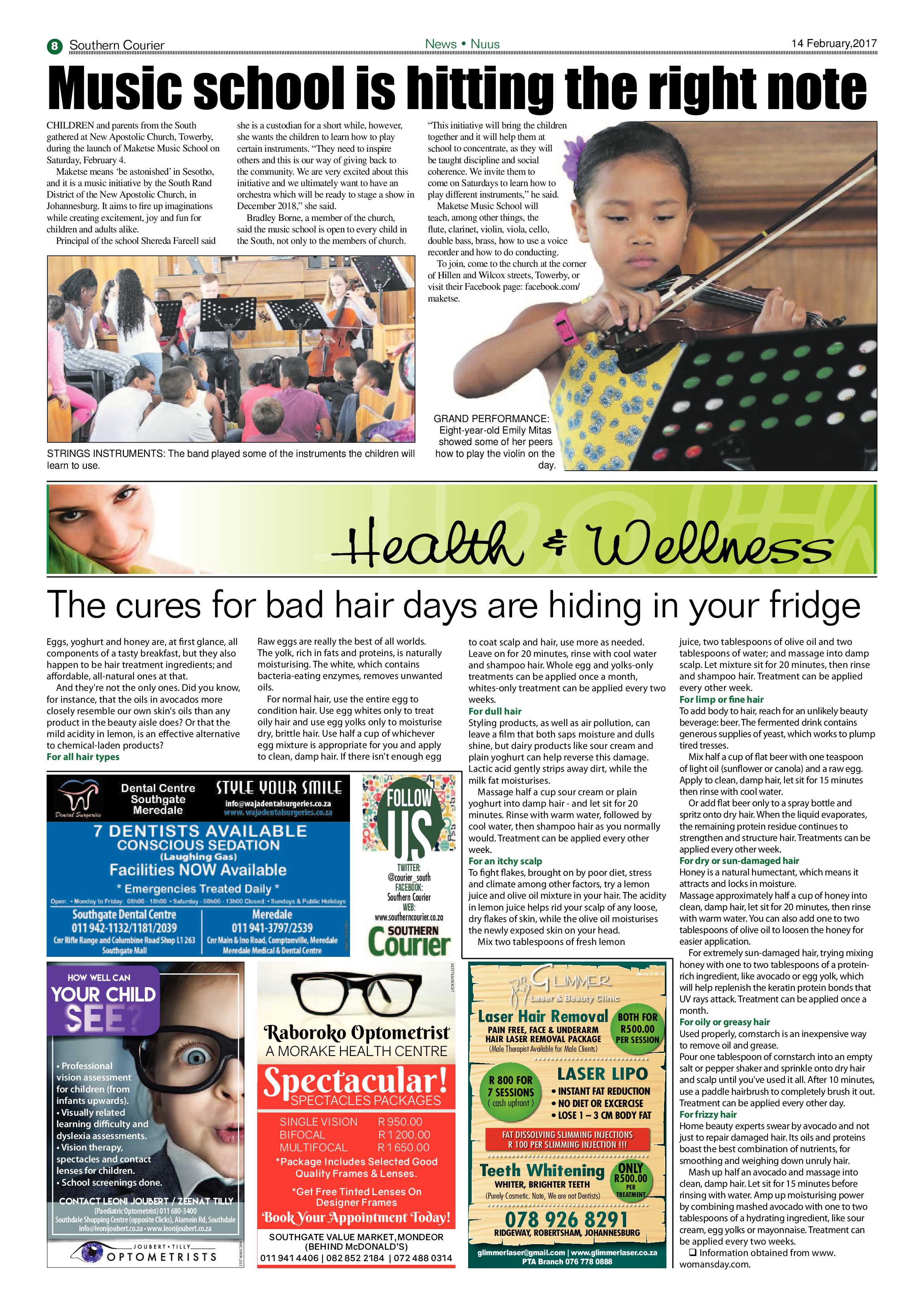 Southern Courier14 February 2017 page 8
