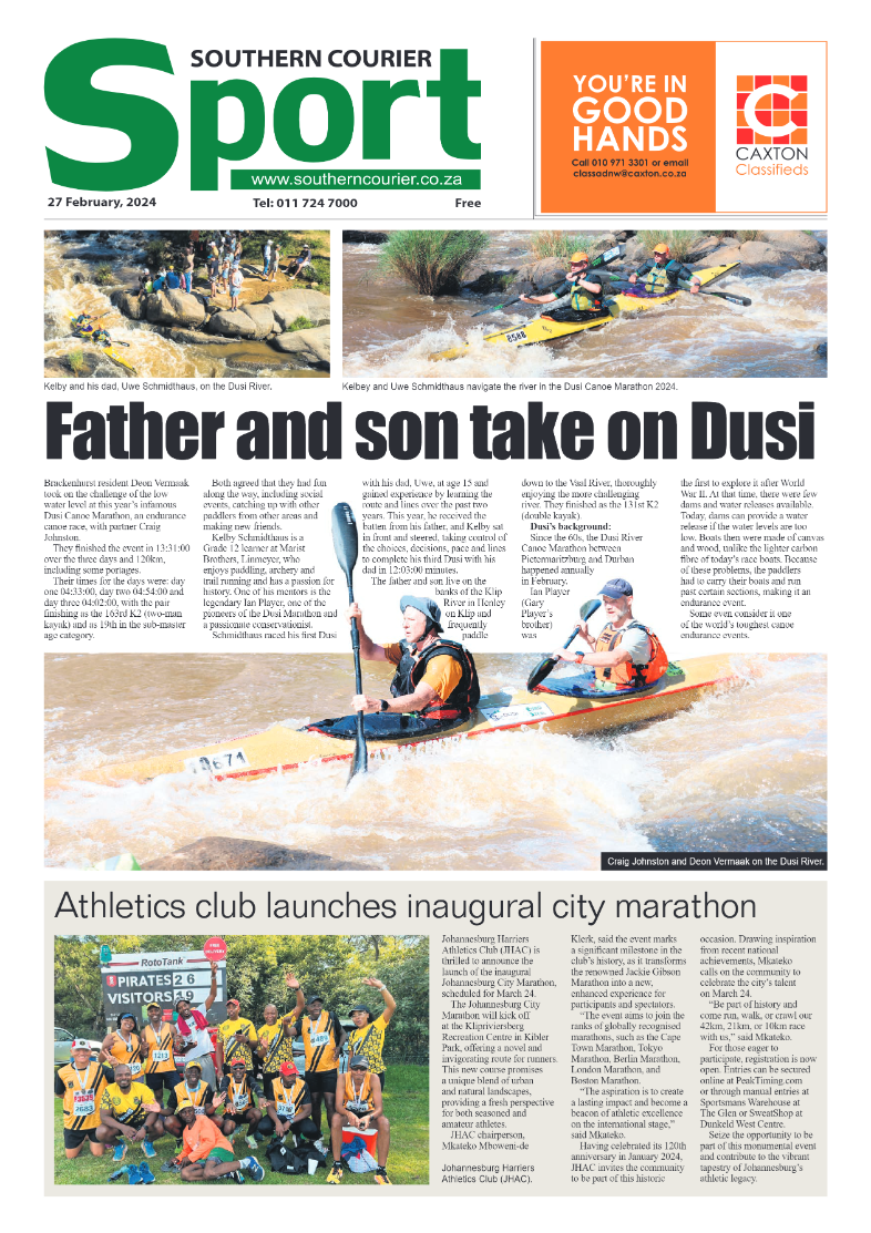 Southern Courier 01 March 2024 page 12