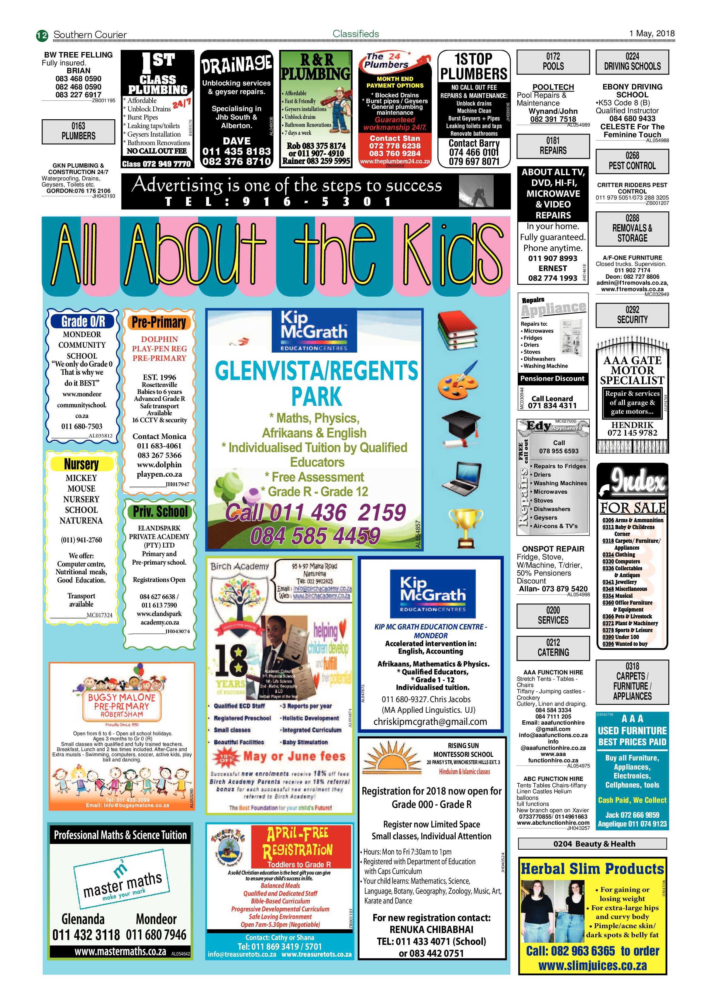 Southern Courier 01 May 2018 page 12
