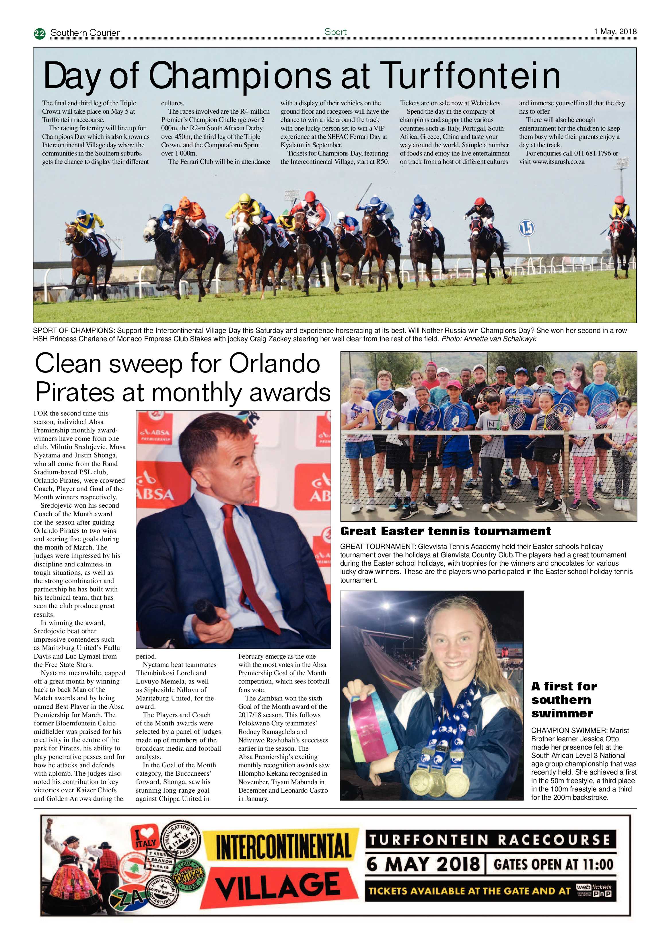 Southern Courier 01 May 2018 page 22