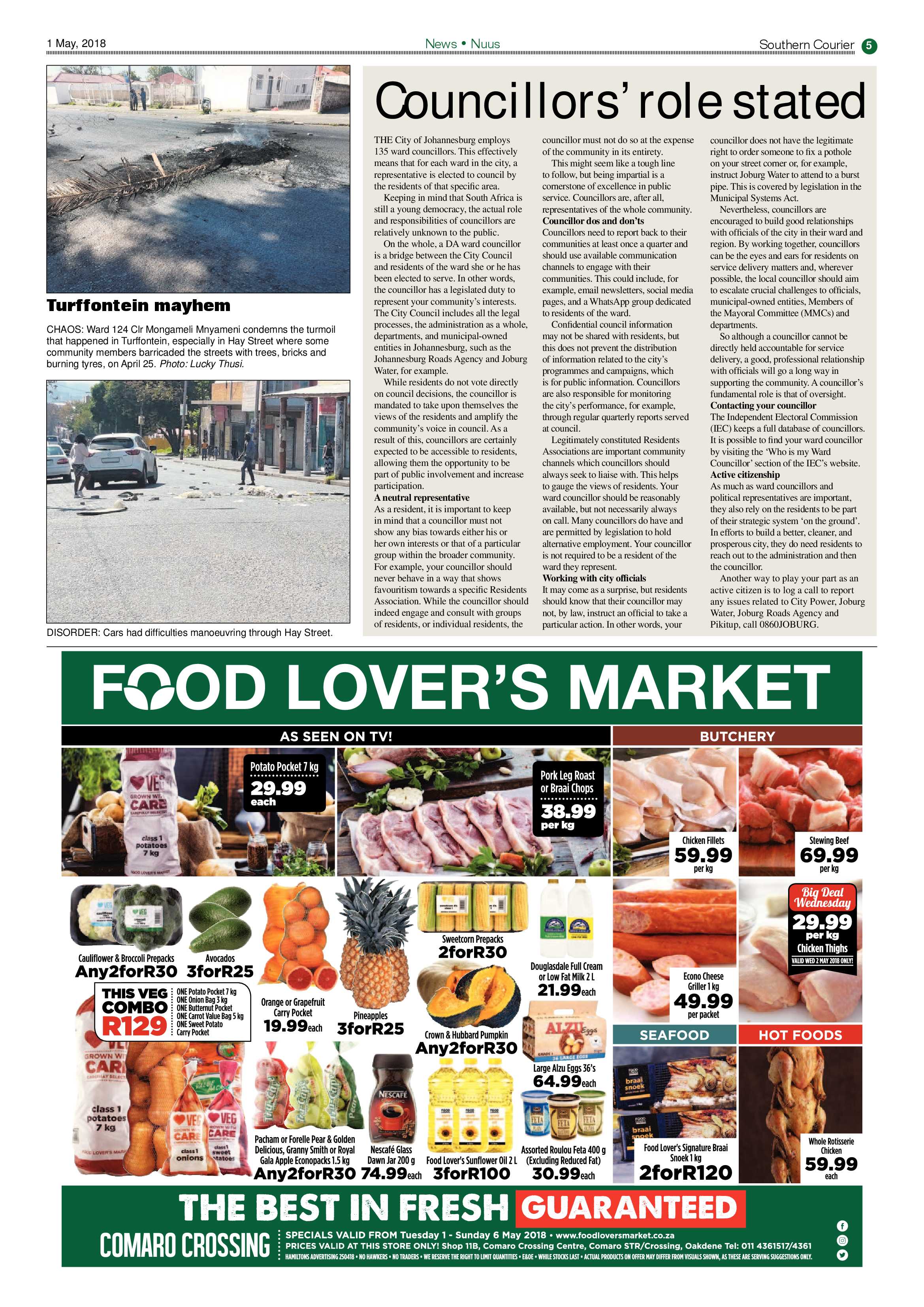 Southern Courier 01 May 2018 page 5