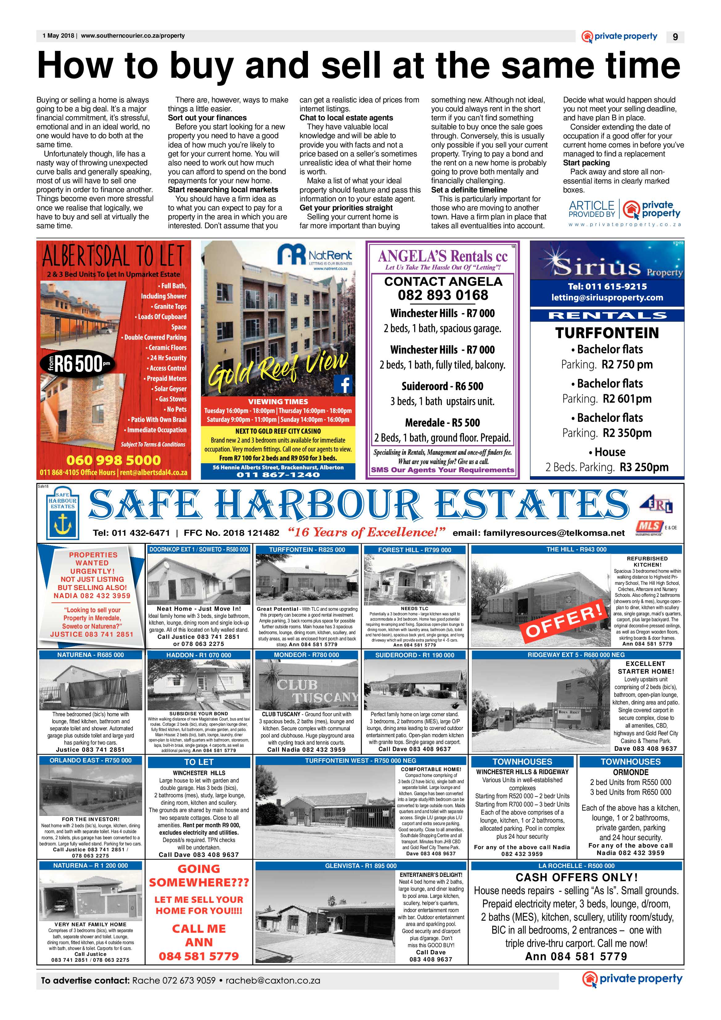 Southern Courier 01 May 2018 page 9