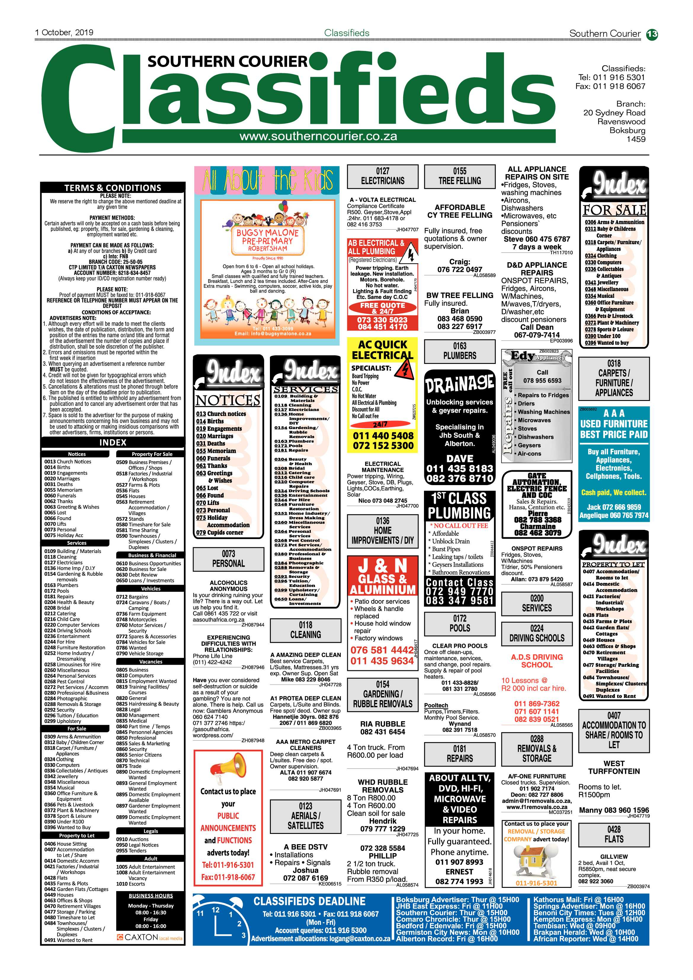 Southern Courier 01 October 2019 page 17