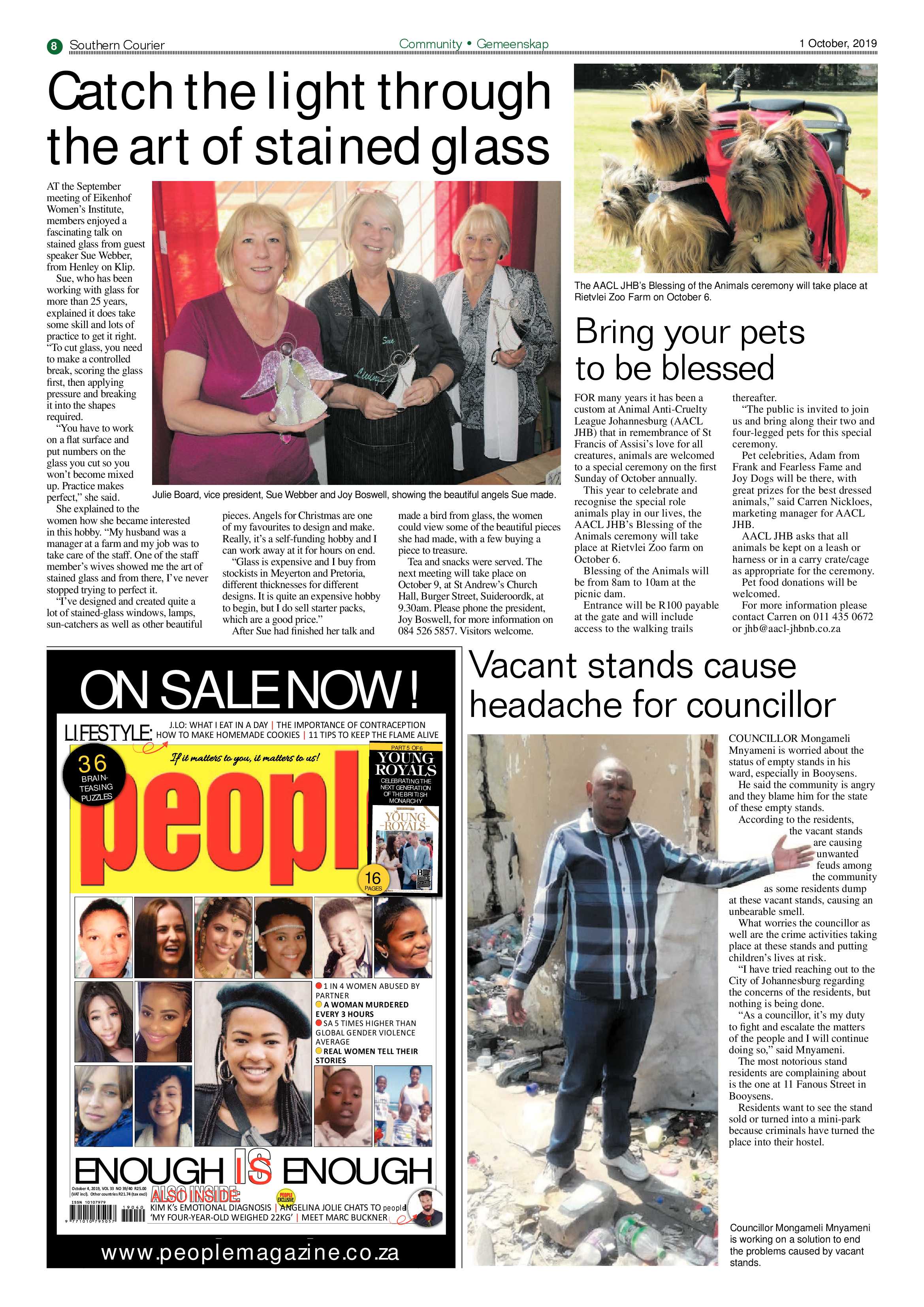 Southern Courier 01 October 2019 page 8