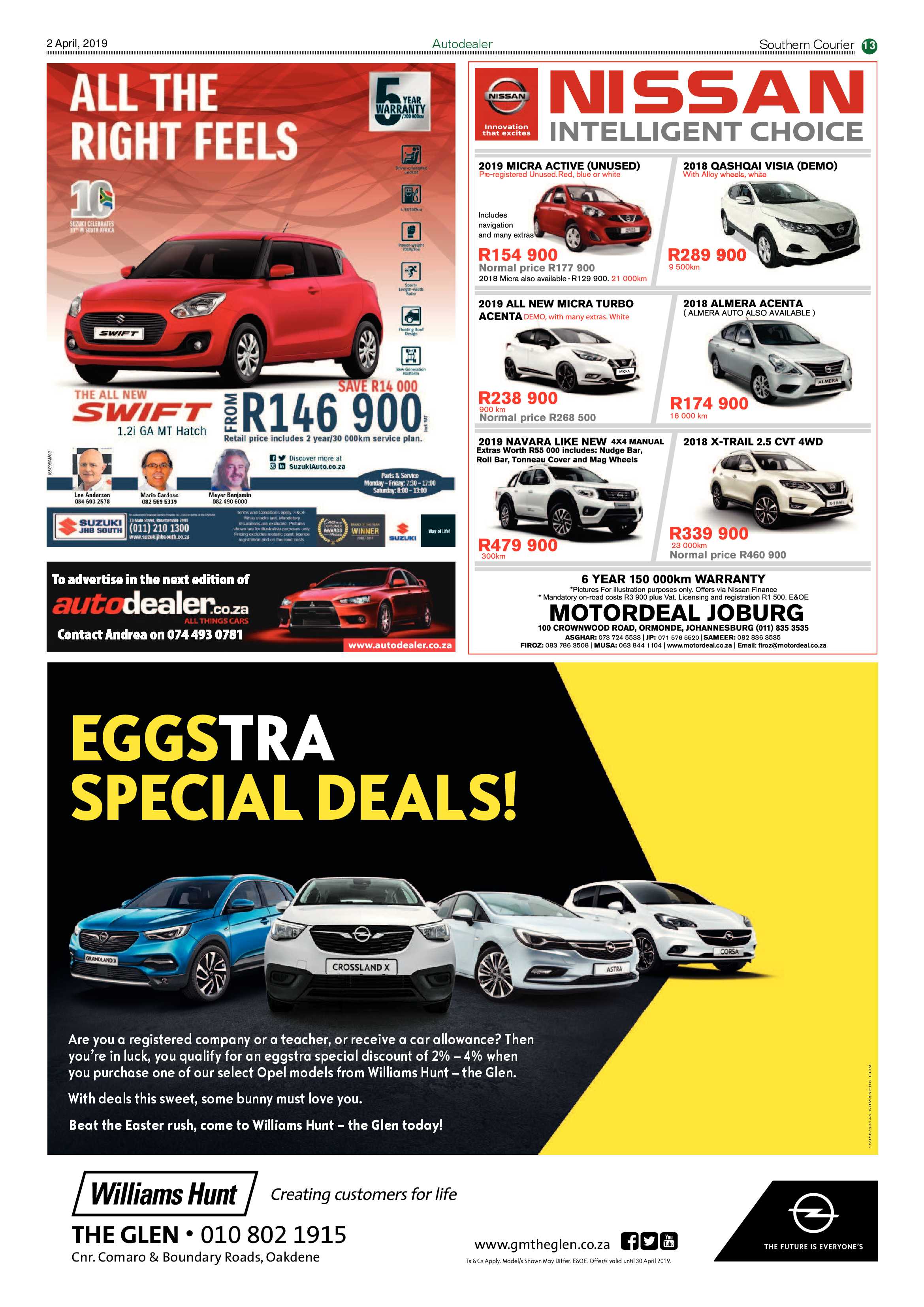 Southern Courier 02 April 2019 page 13