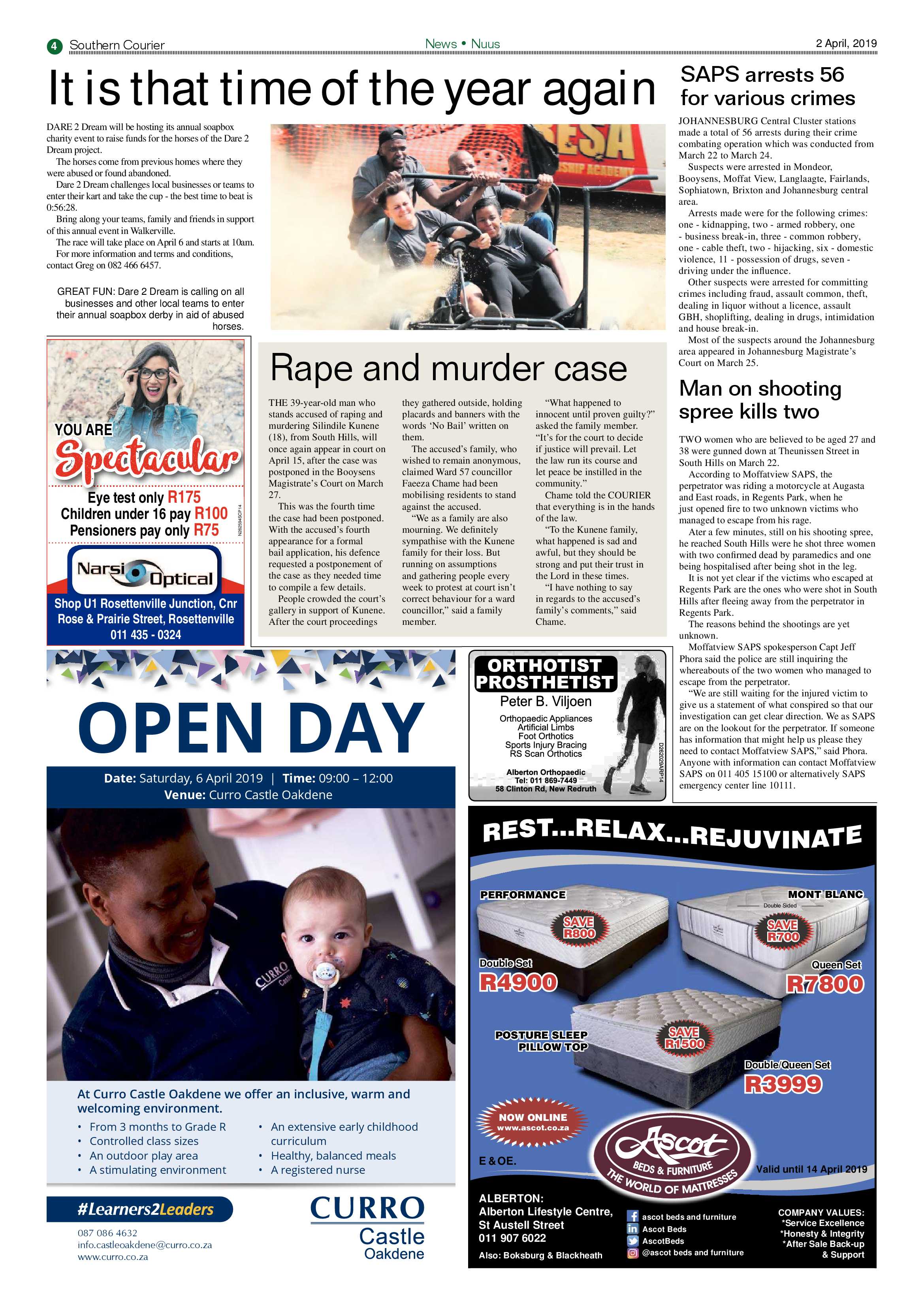 Southern Courier 02 April 2019 page 4