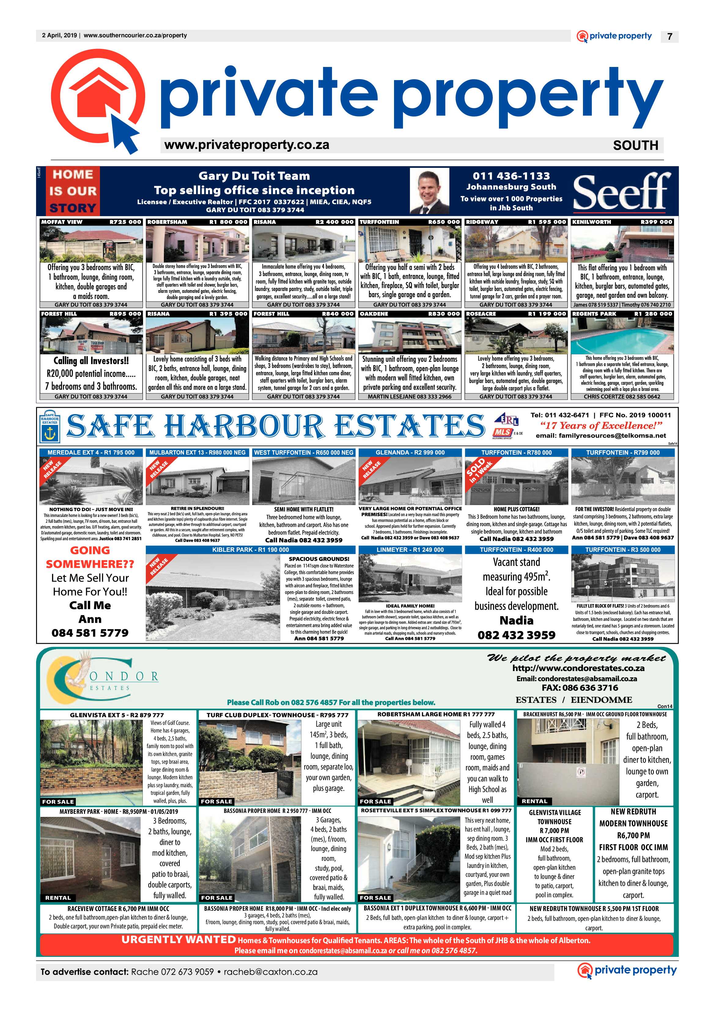 Southern Courier 02 April 2019 page 7