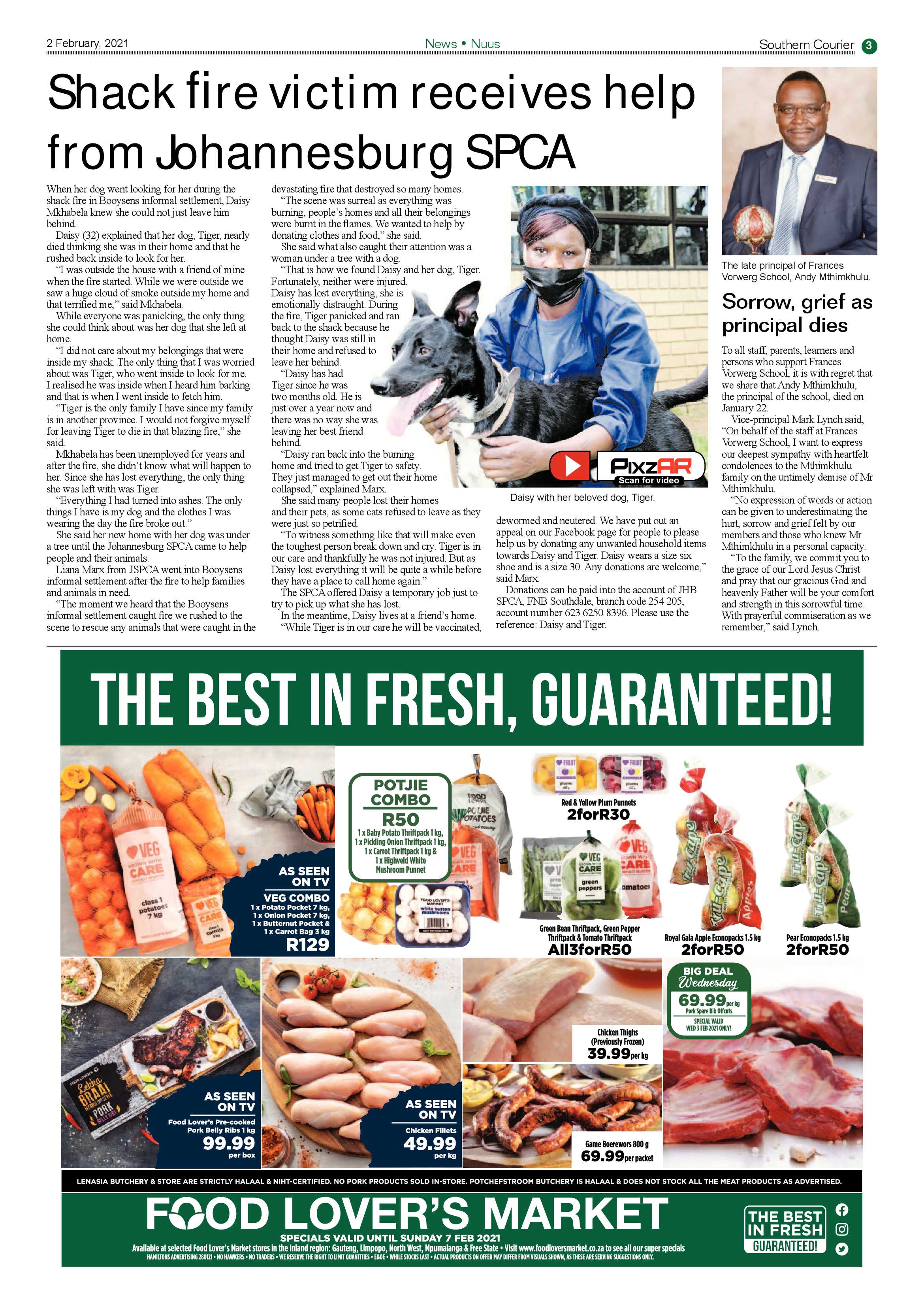 Southern Courier 02 February 2021 page 3