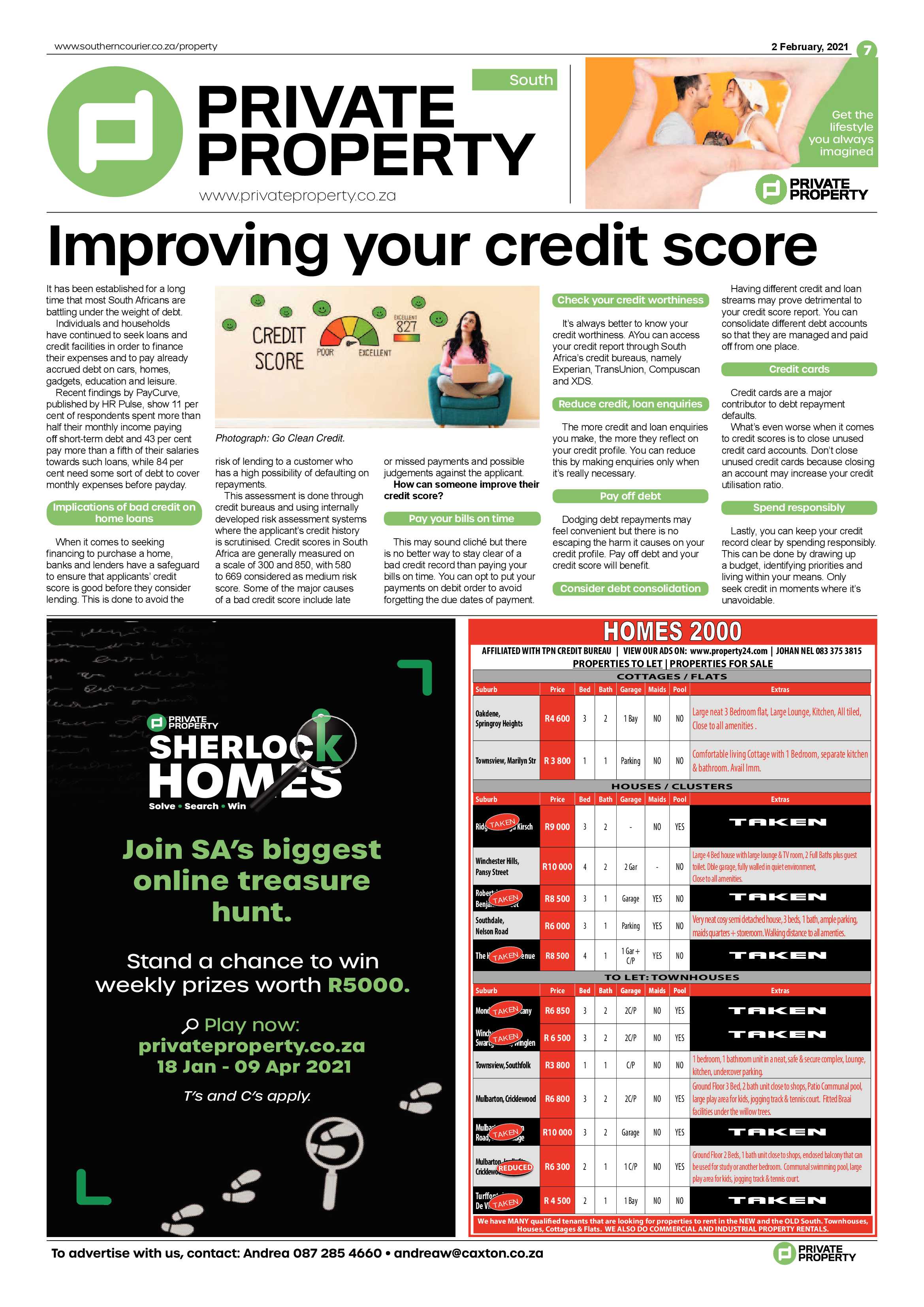 Southern Courier 02 February 2021 page 7