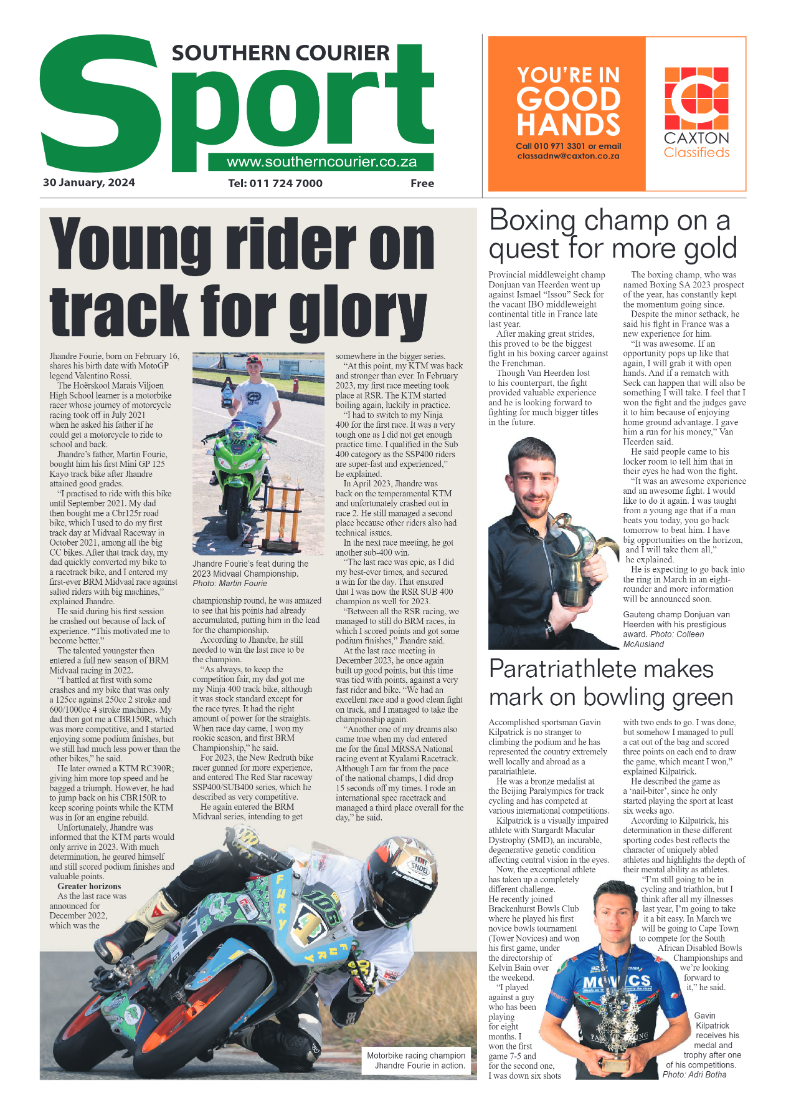 Southern Courier 02 February 2024 page 8