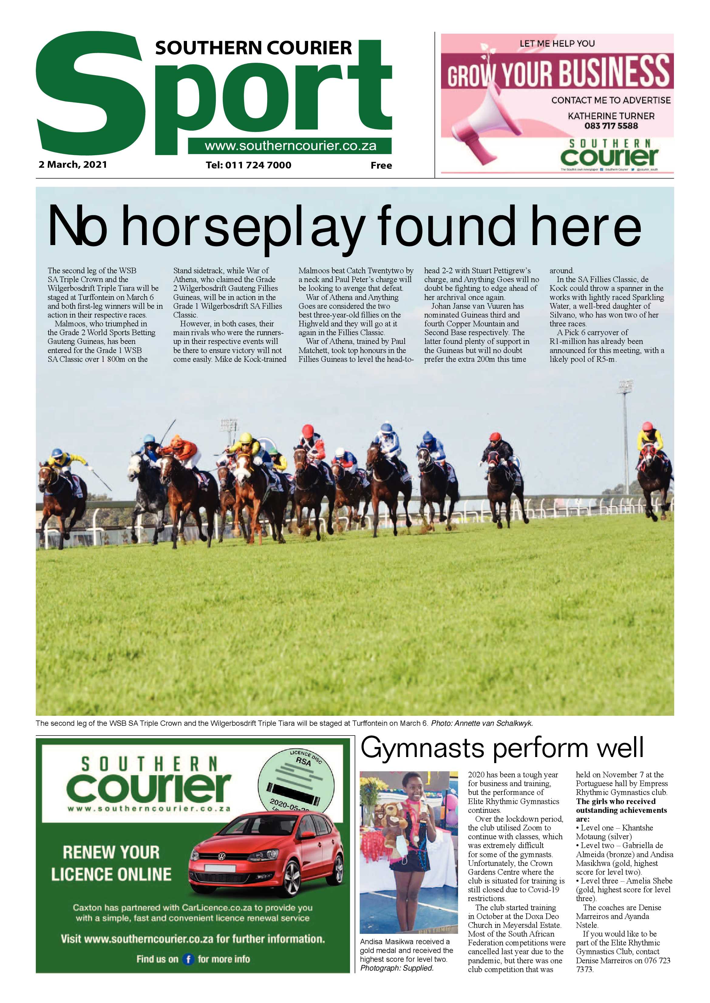 Southern Courier 02 March 2021 page 12