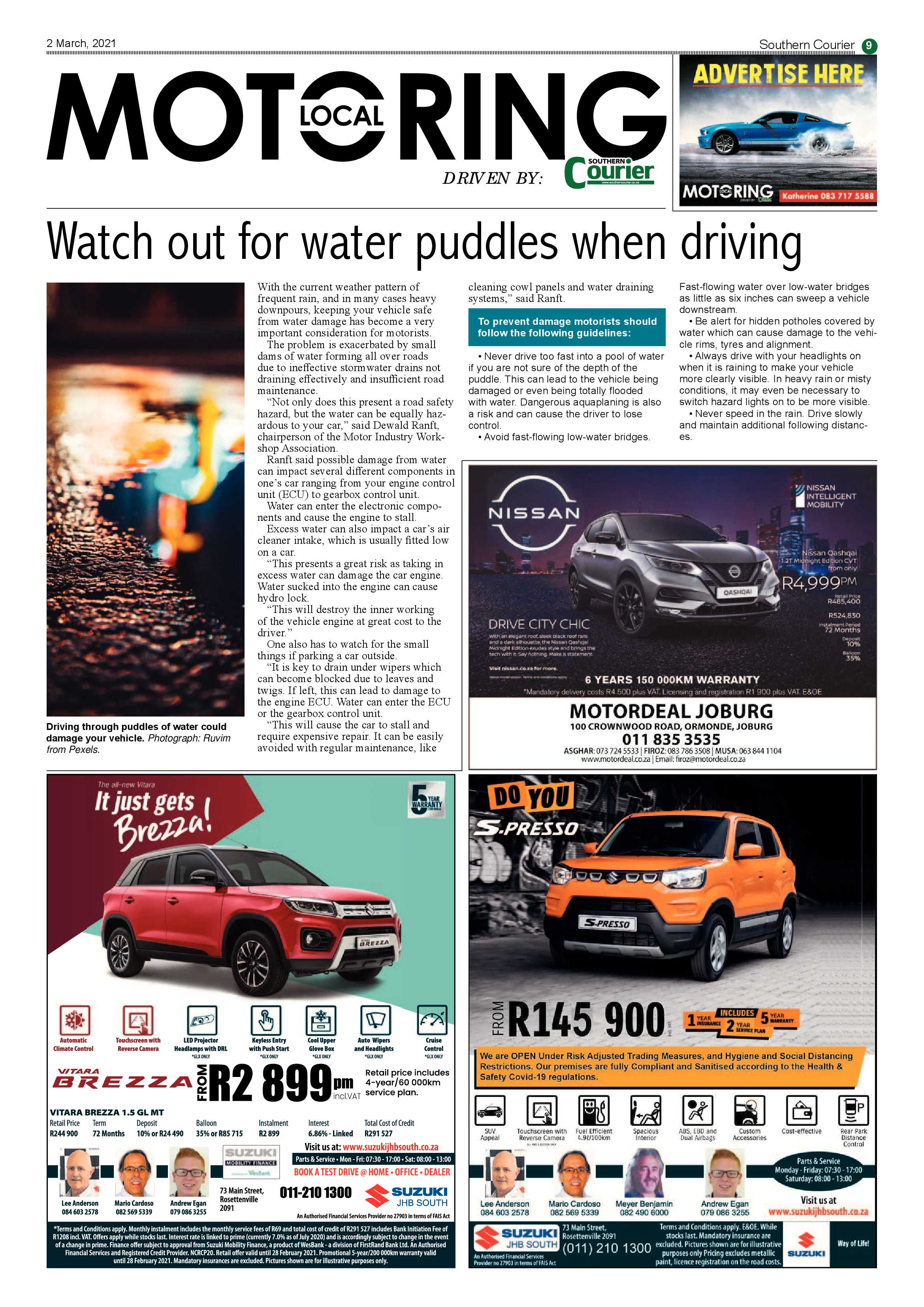 Southern Courier 02 March 2021 page 9