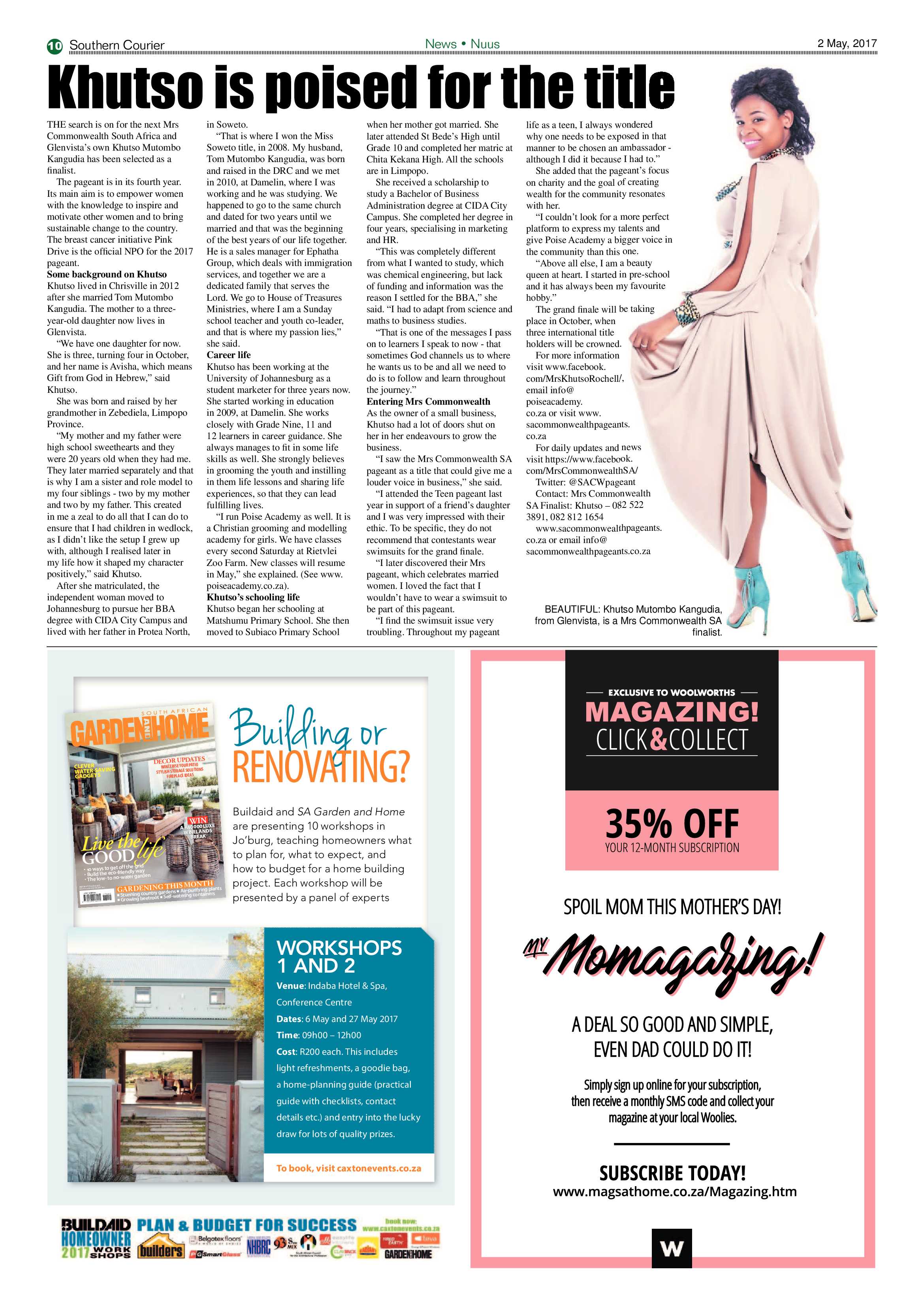Southern Courier 02 May 2017 page 10