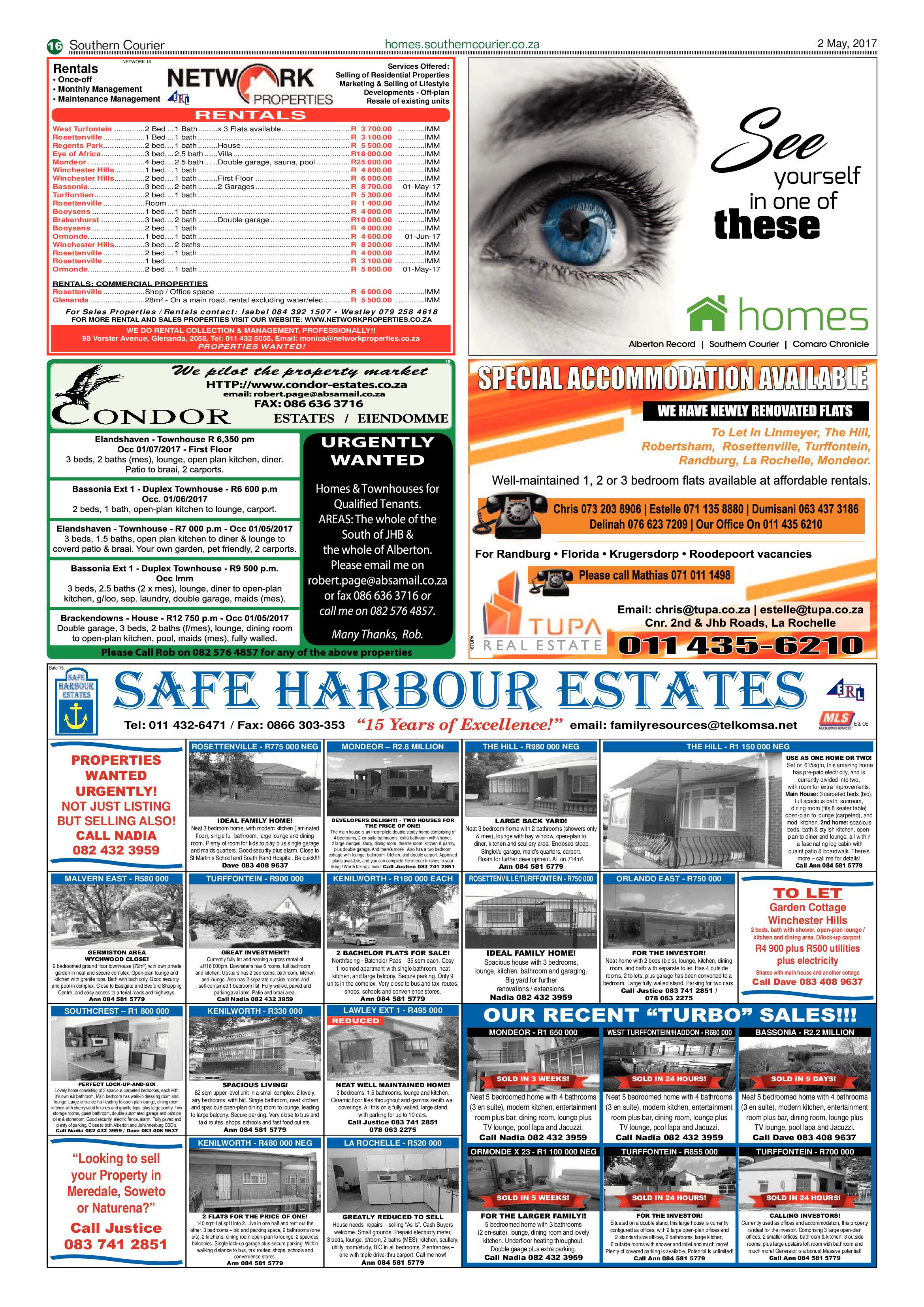 Southern Courier 02 May 2017 page 16