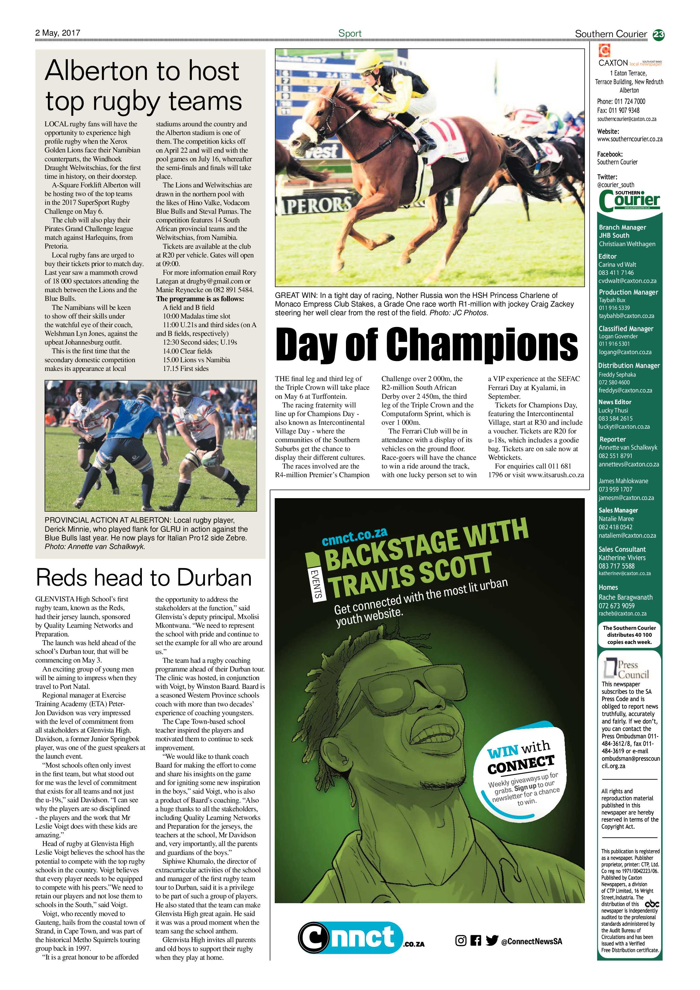 Southern Courier 02 May 2017 page 23