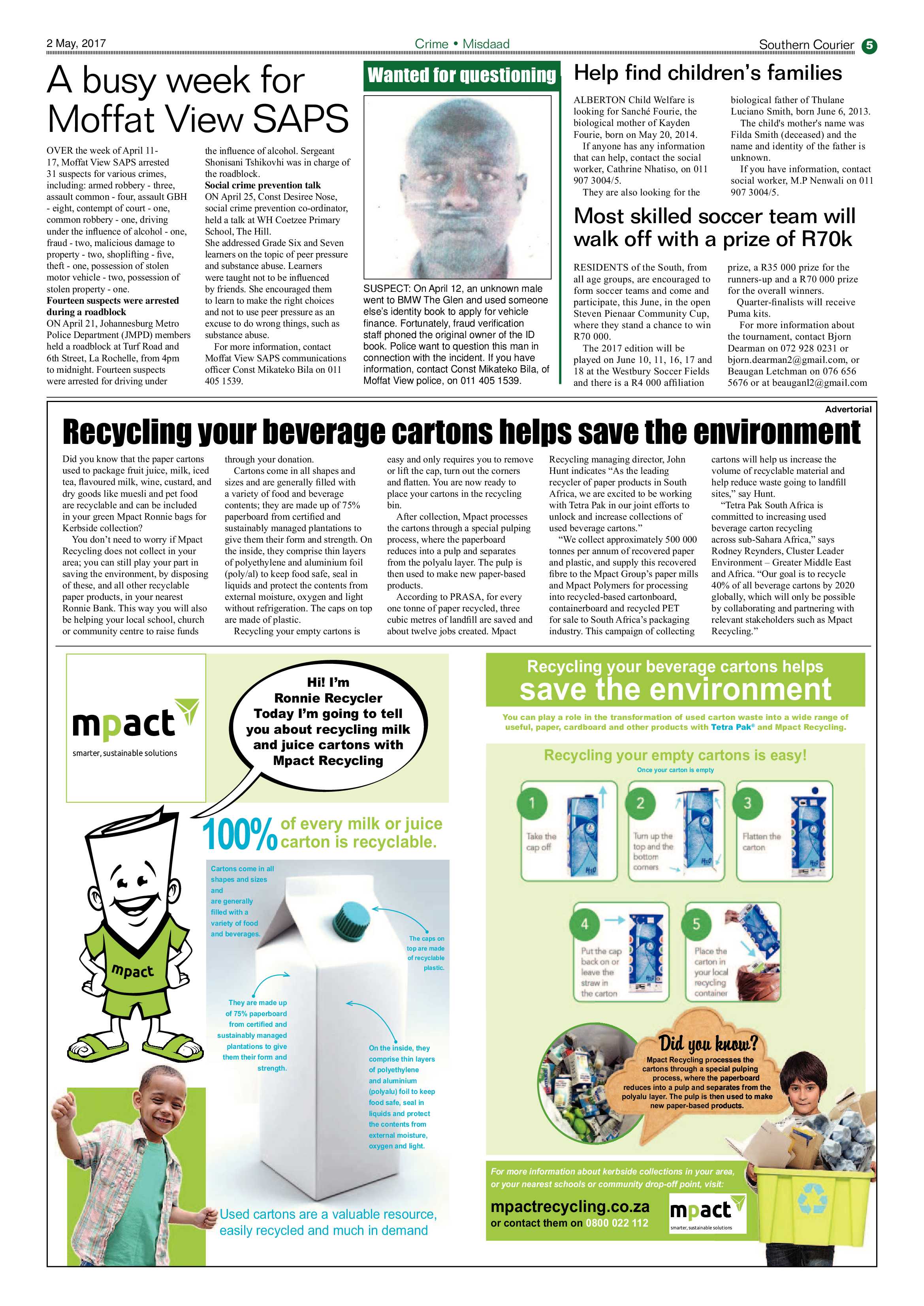 Southern Courier 02 May 2017 page 5