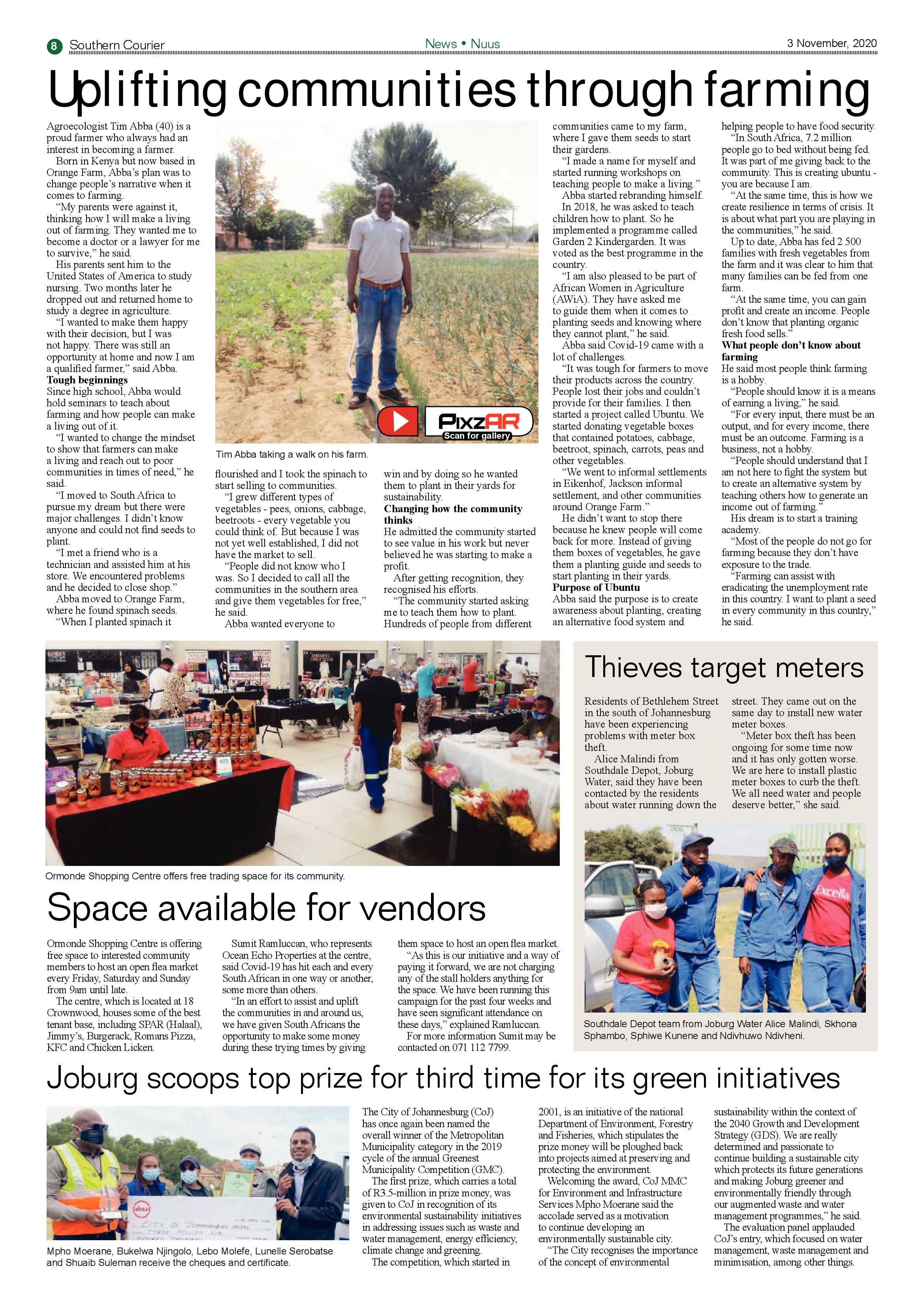 Southern Courier 02 November 2020 page 8