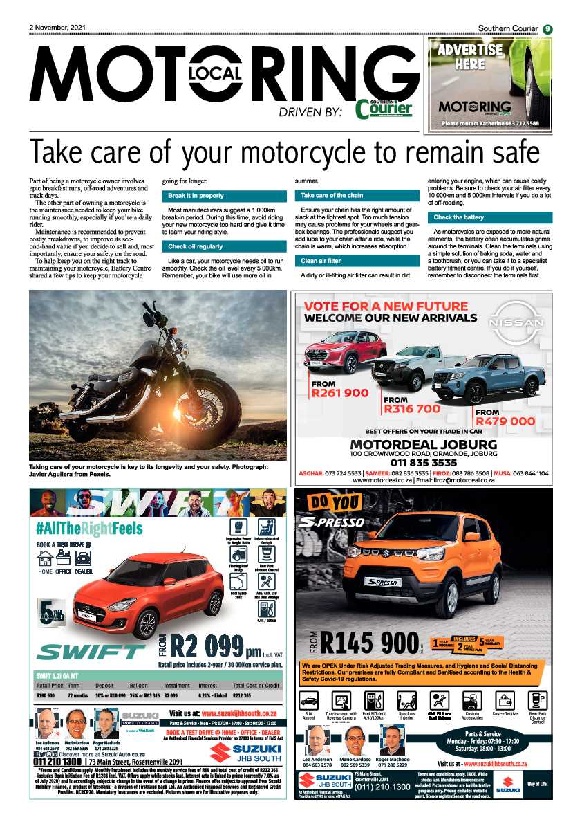 Southern Courier 02 November 2021 page 9