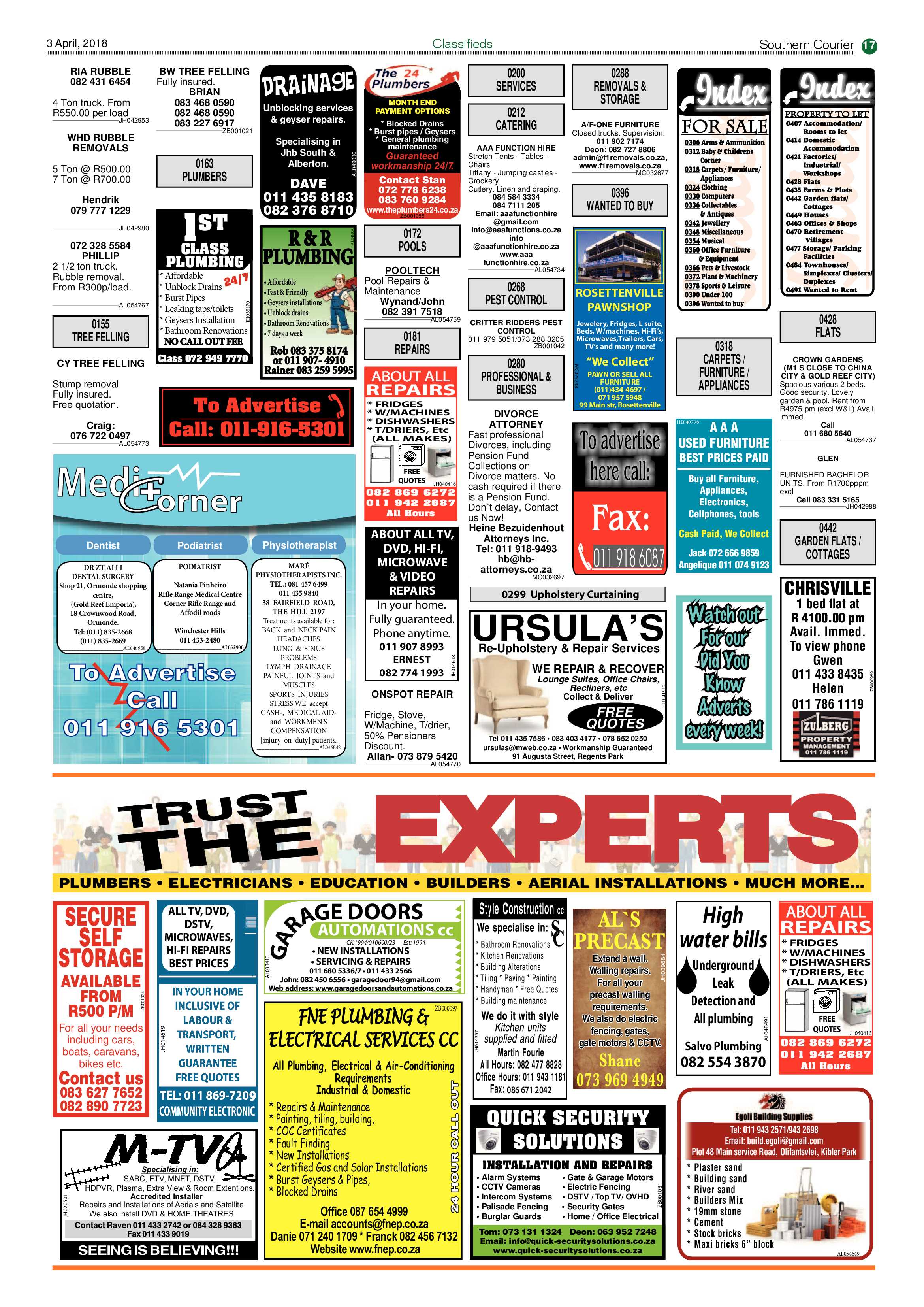 Southern Courier 03 April 2018 page 17