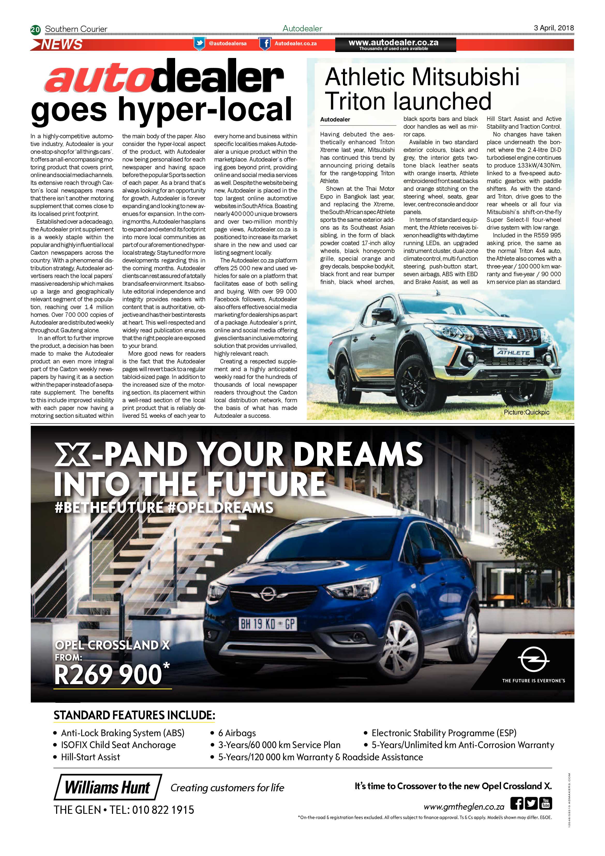 Southern Courier 03 April 2018 page 20