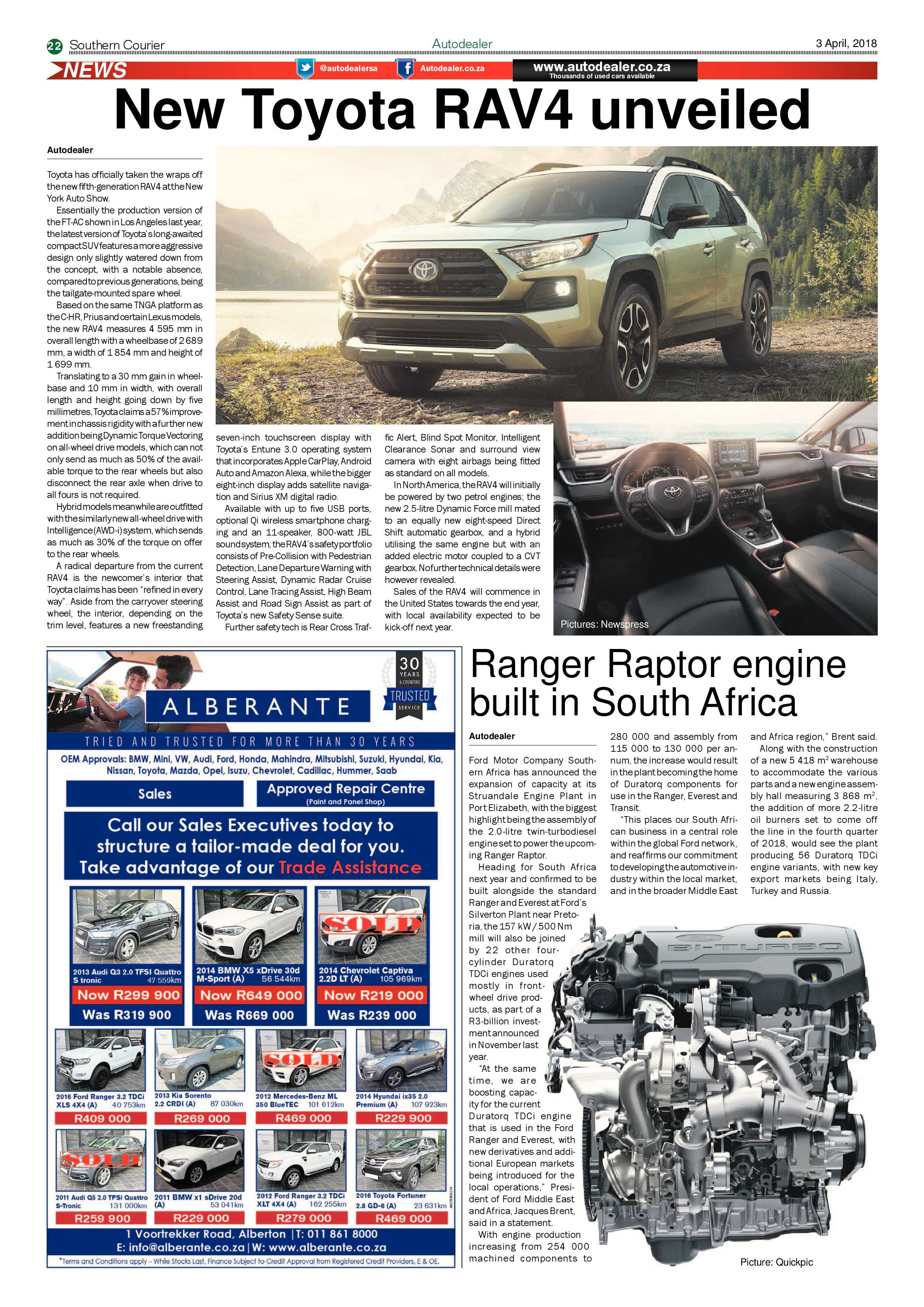 Southern Courier 03 April 2018 page 22