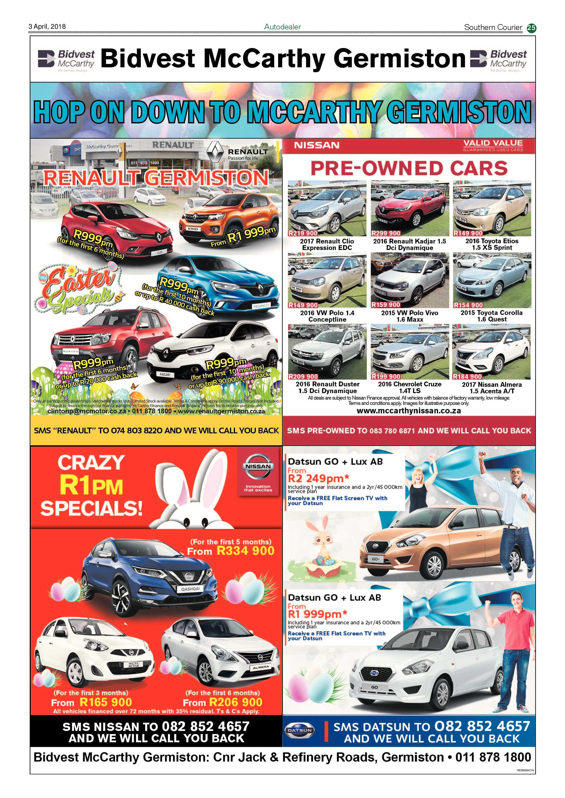 Southern Courier 03 April 2018 page 25
