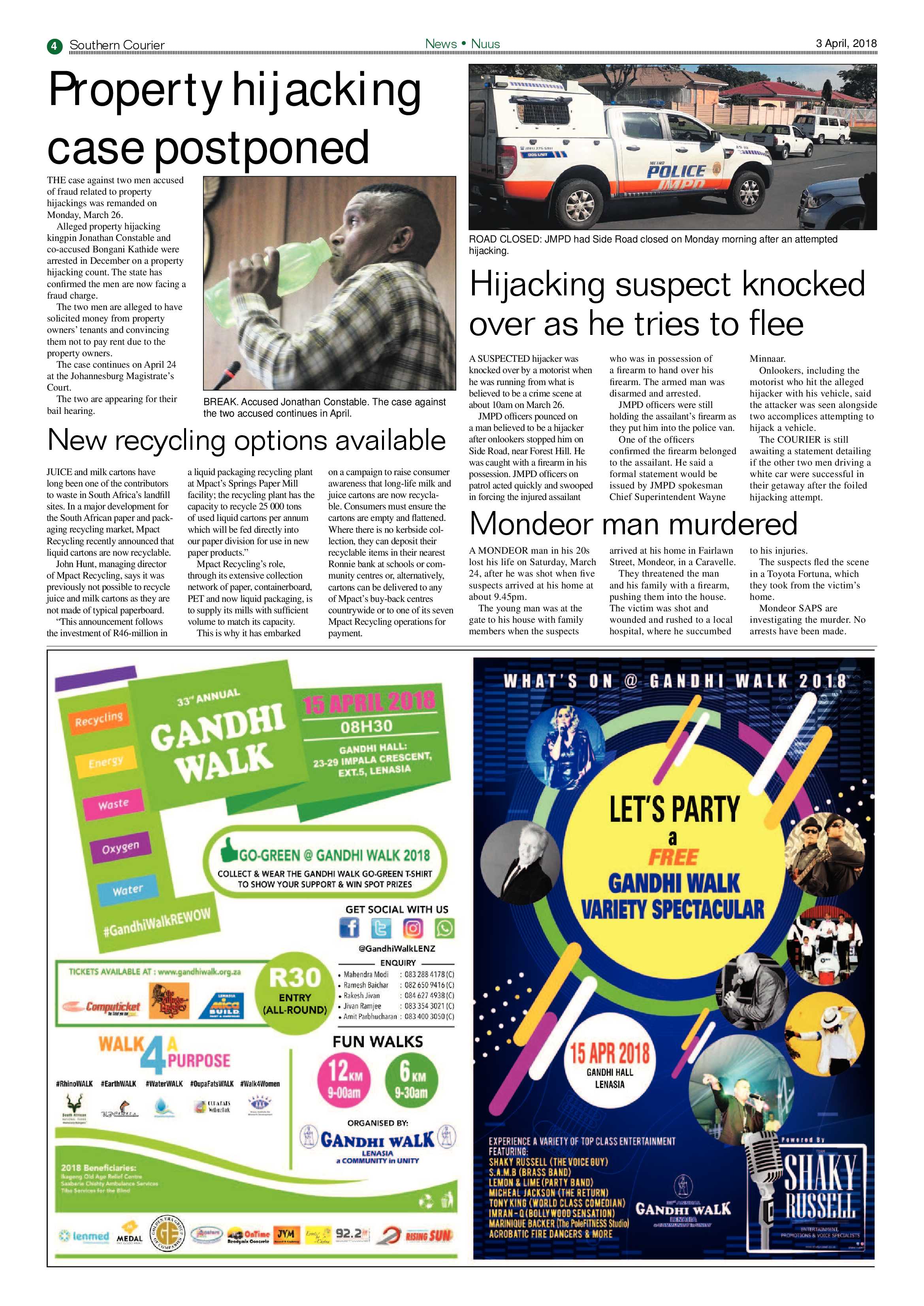 Southern Courier 03 April 2018 page 4