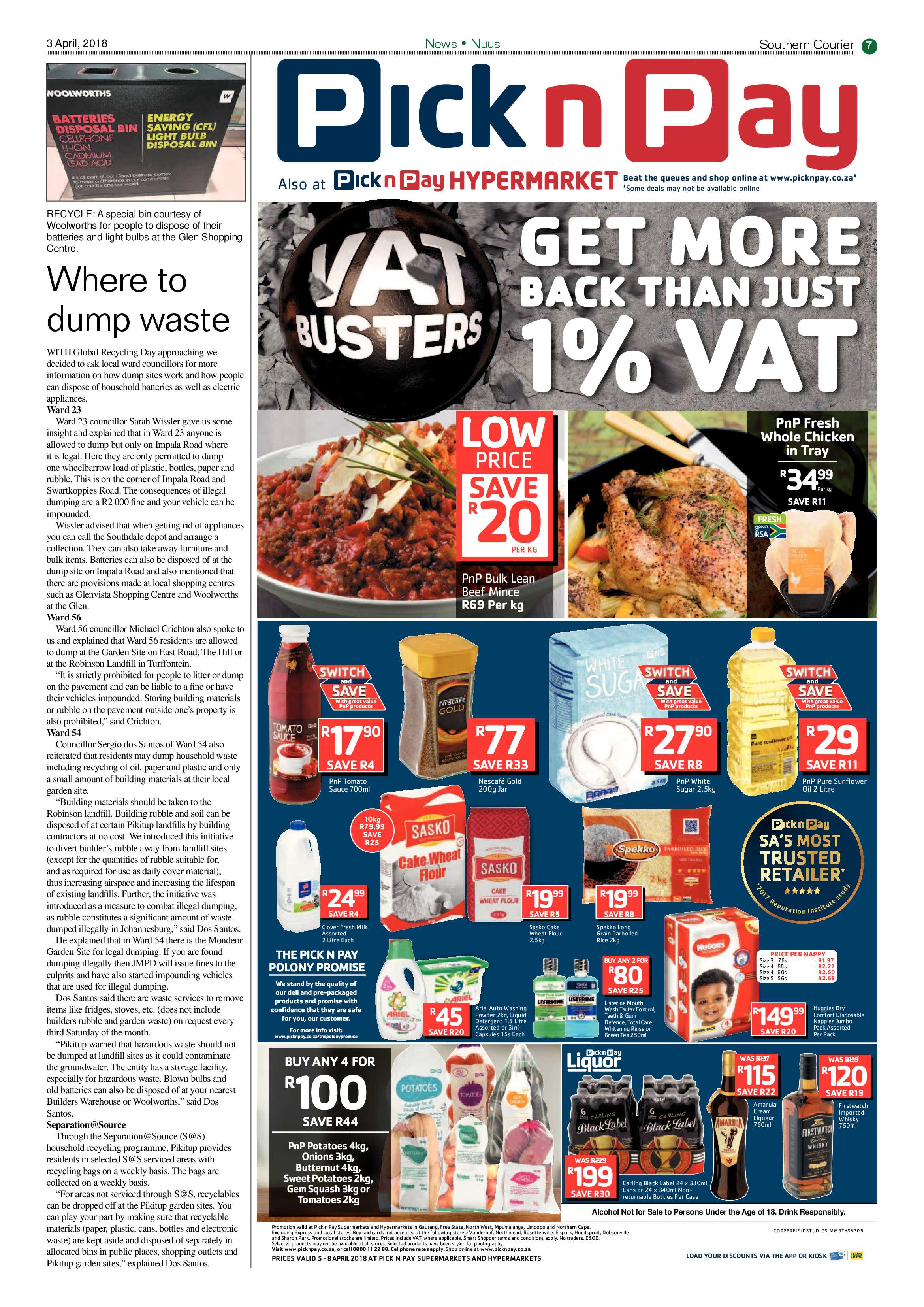 Southern Courier 03 April 2018 page 7