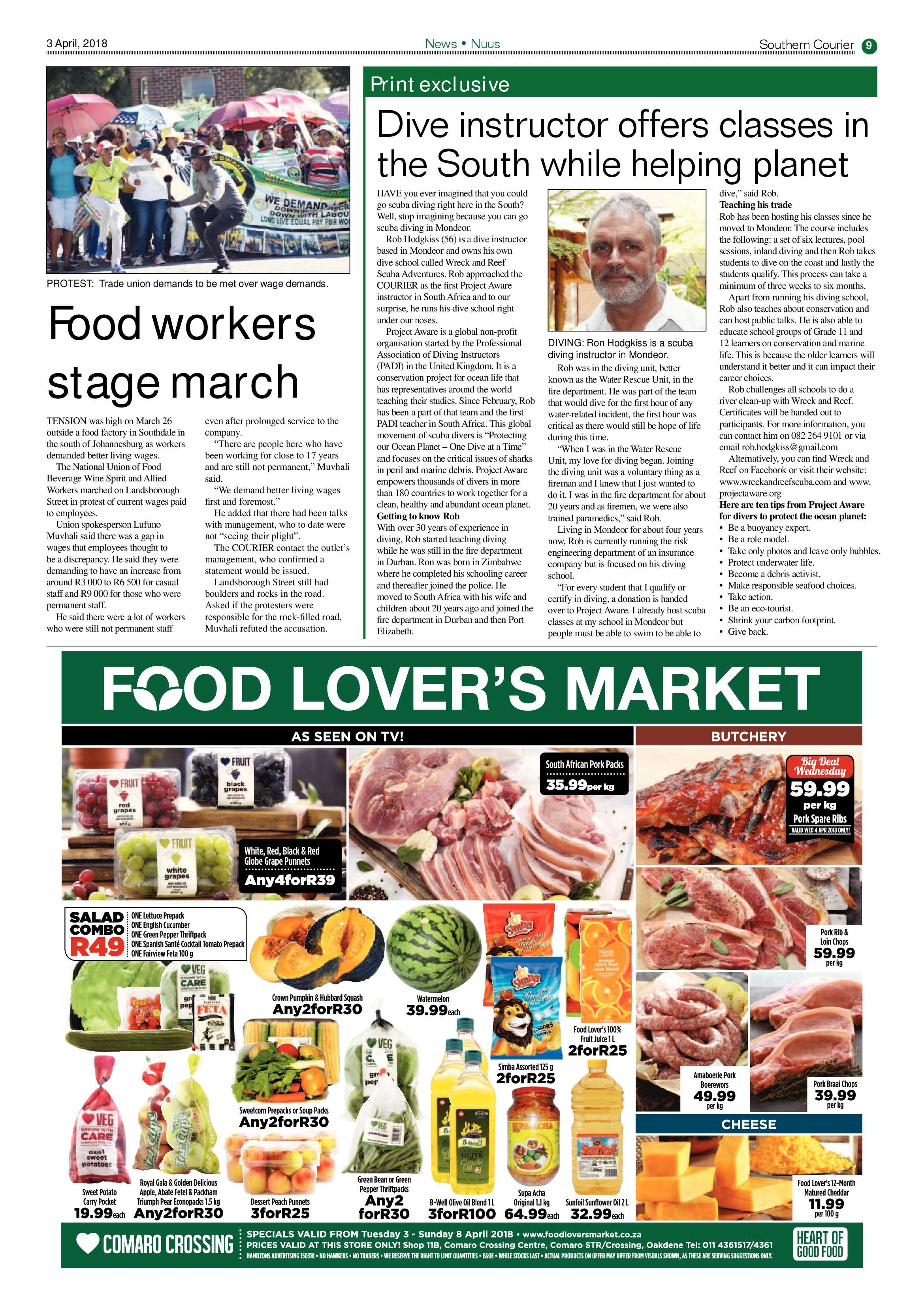Southern Courier 03 April 2018 page 9