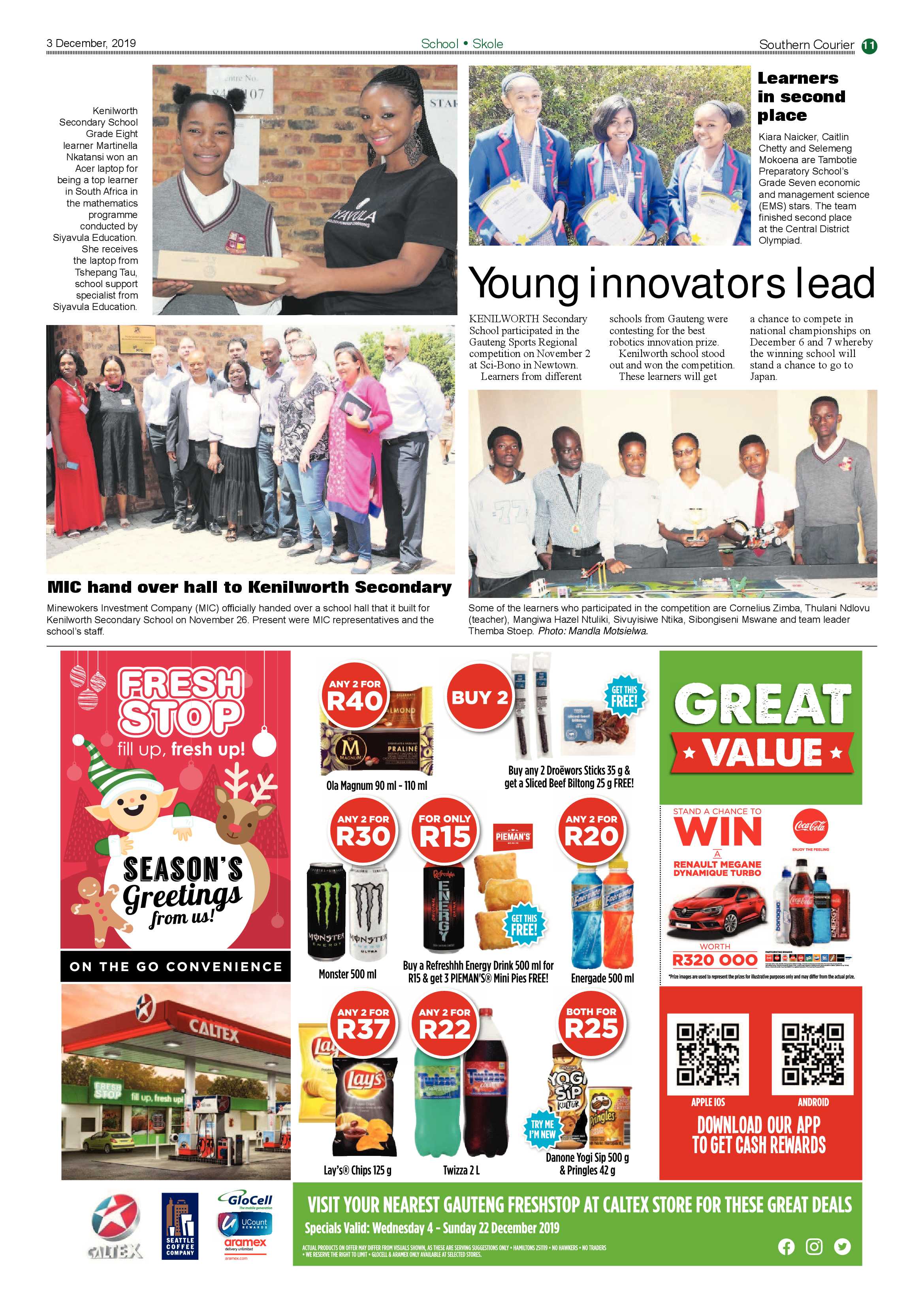 Southern Courier 03 December 2019 page 11