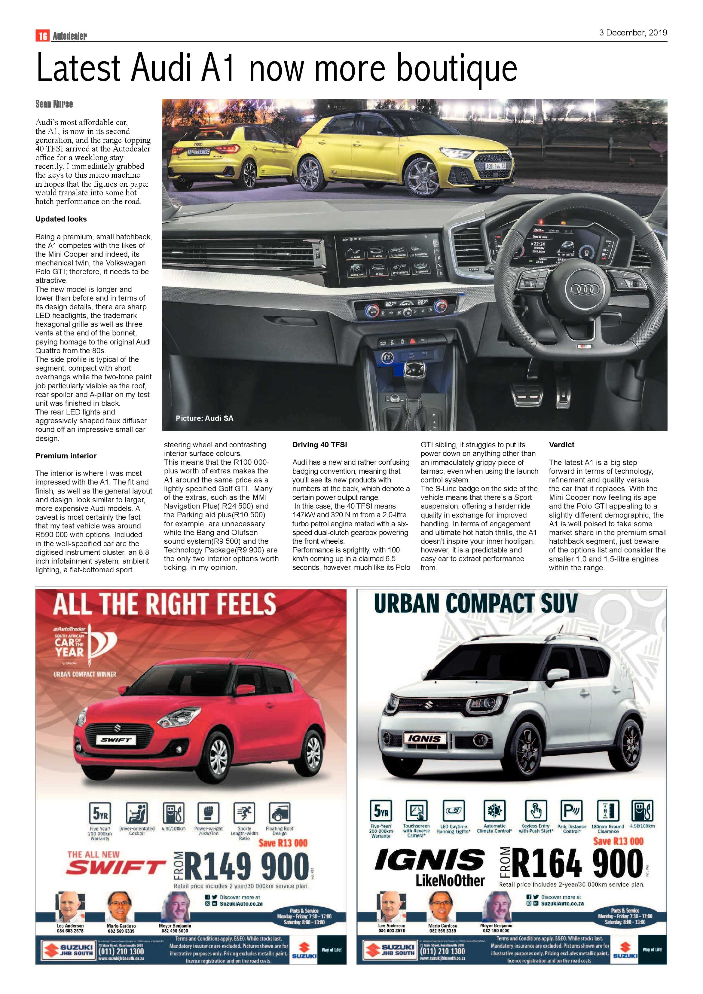 Southern Courier 03 December 2019 page 16