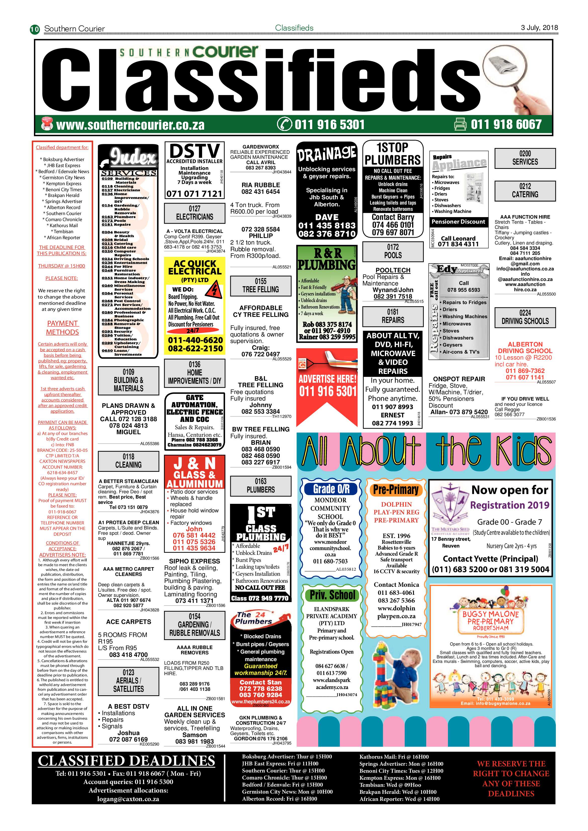 Southern Courier 03 July 2018 page 10