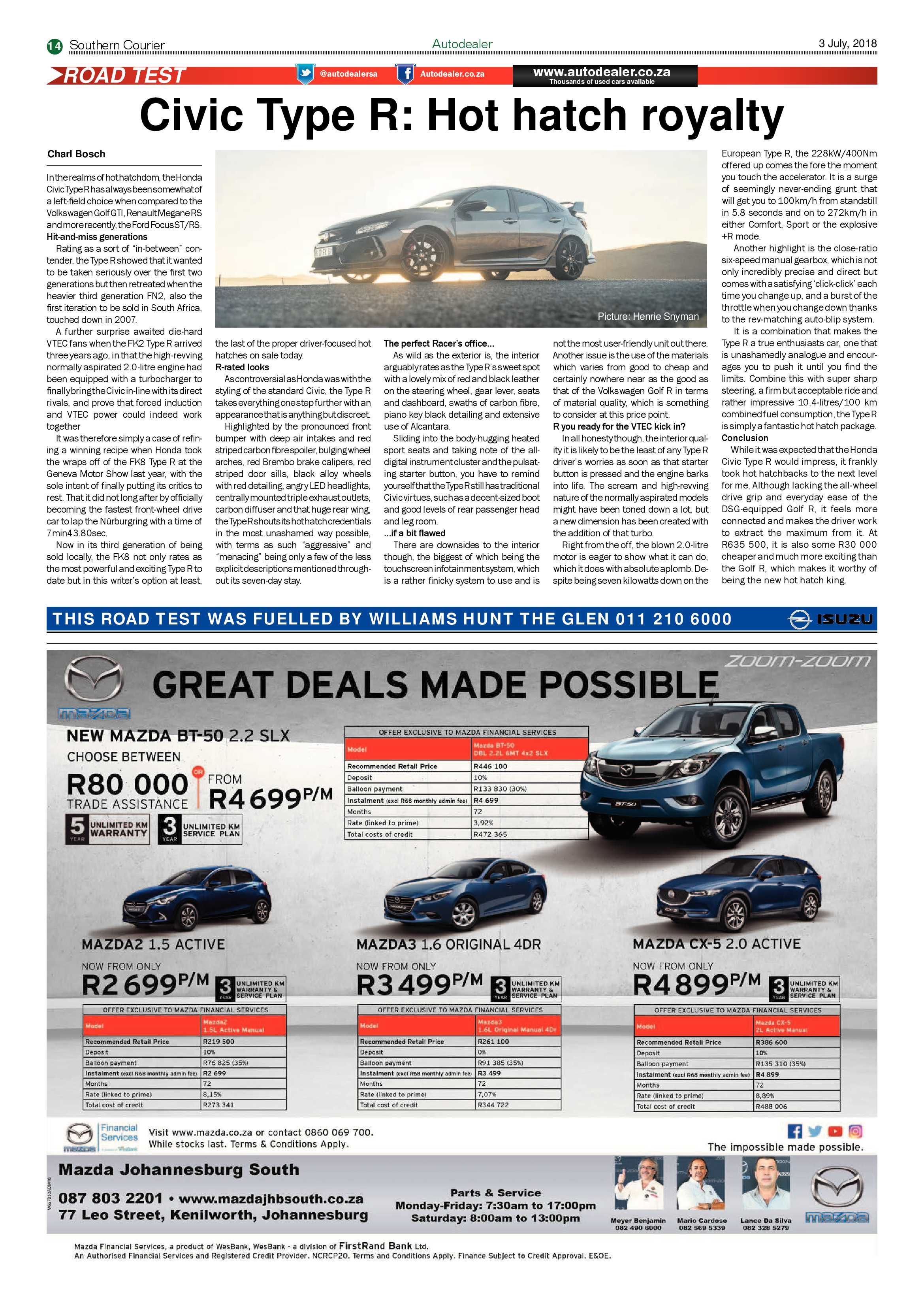 Southern Courier 03 July 2018 page 14