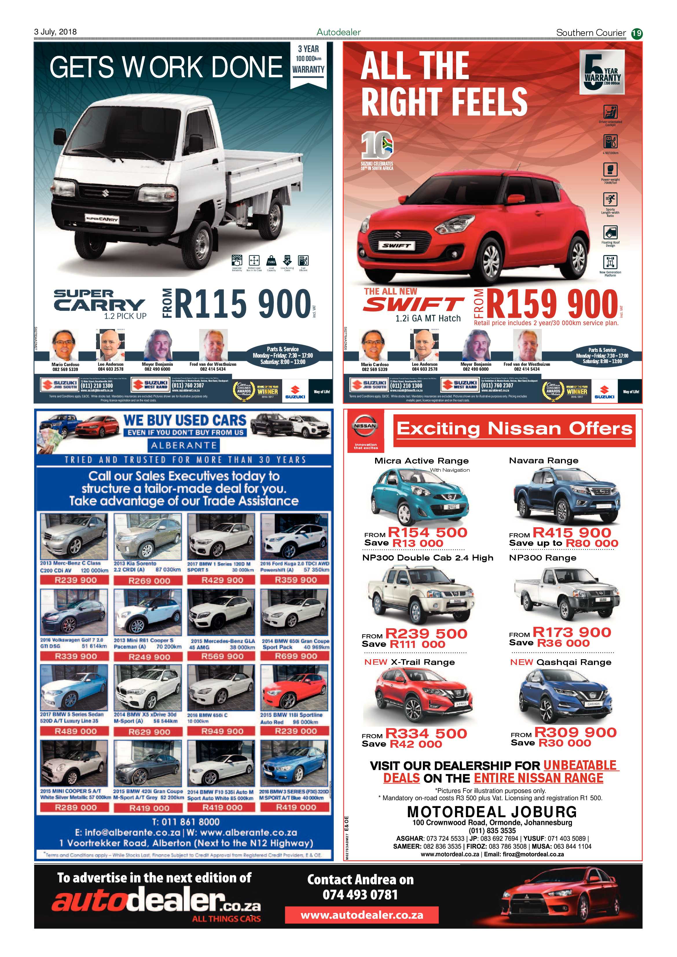 Southern Courier 03 July 2018 page 19