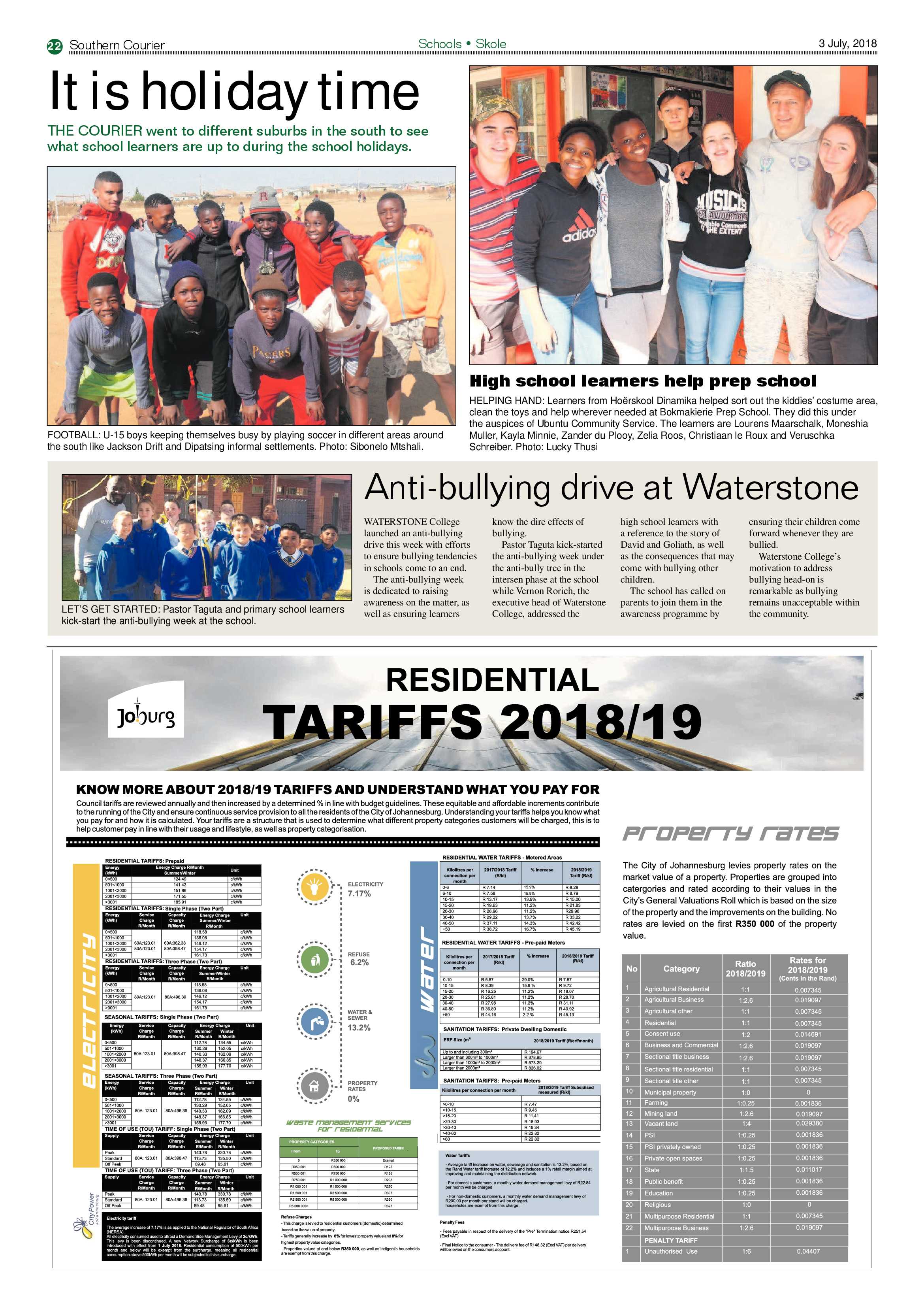 Southern Courier 03 July 2018 page 22