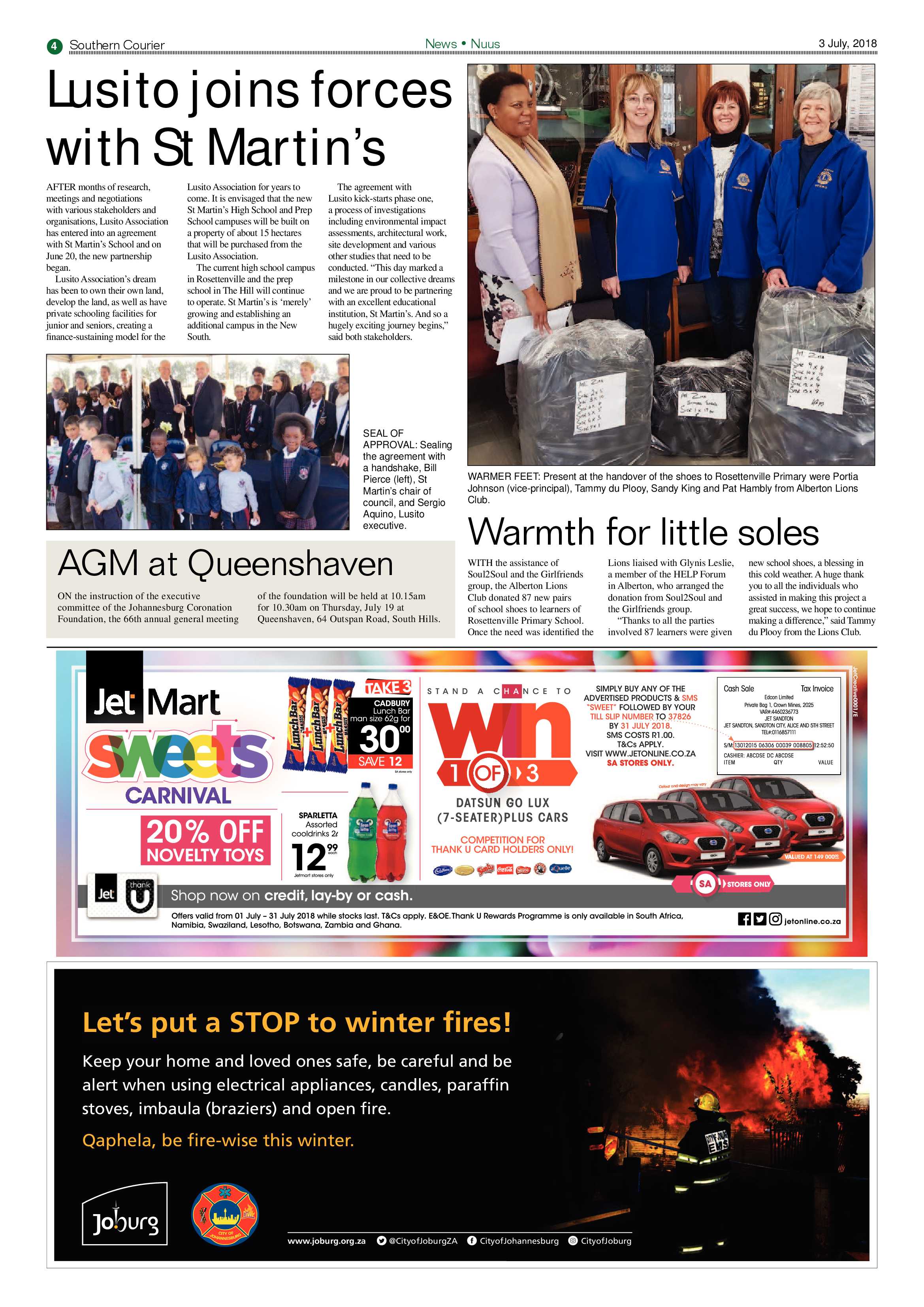 Southern Courier 03 July 2018 page 4
