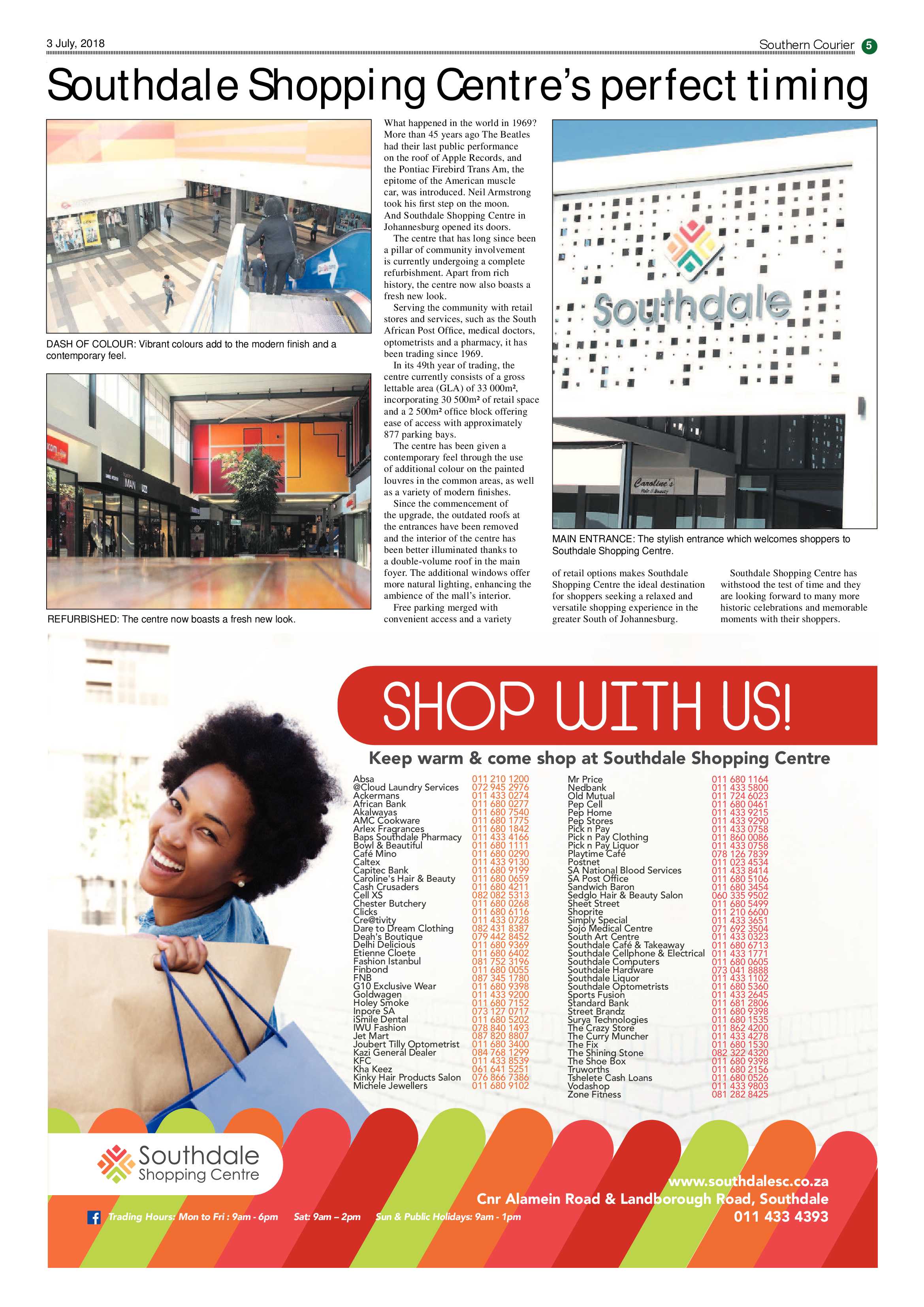 Southern Courier 03 July 2018 page 5