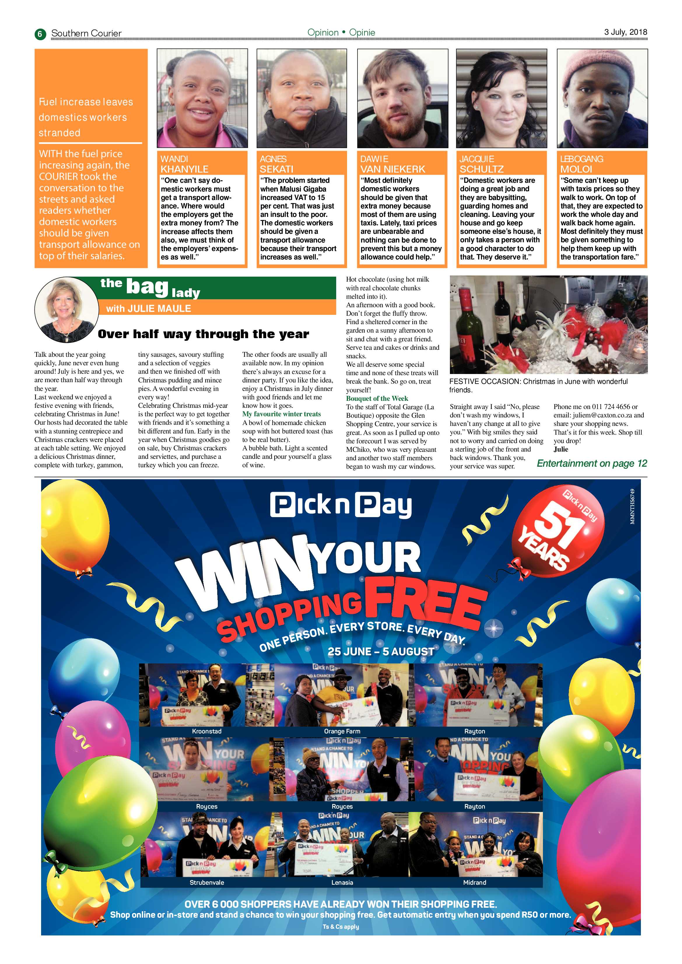 Southern Courier 03 July 2018 page 6