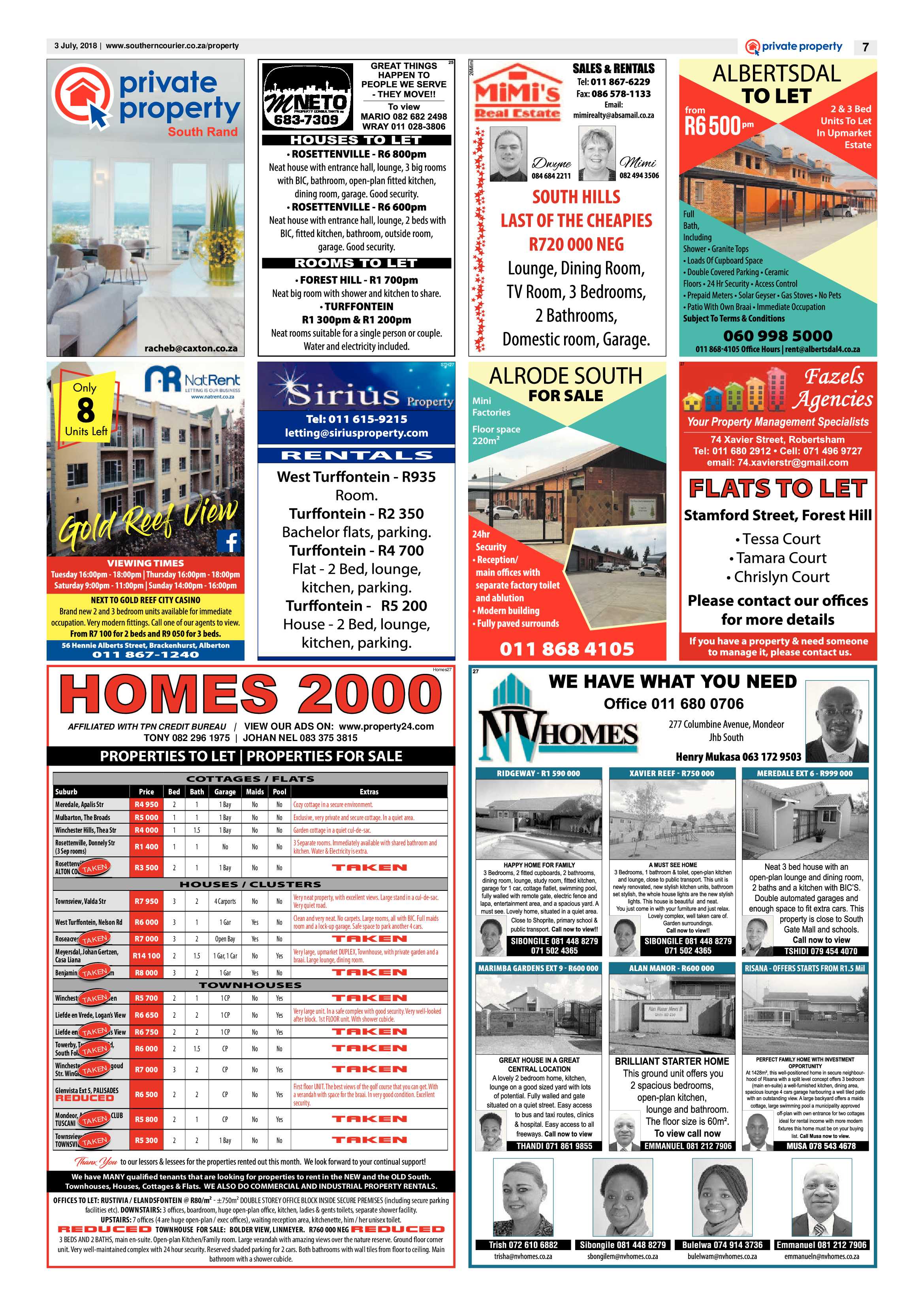 Southern Courier 03 July 2018 page 7