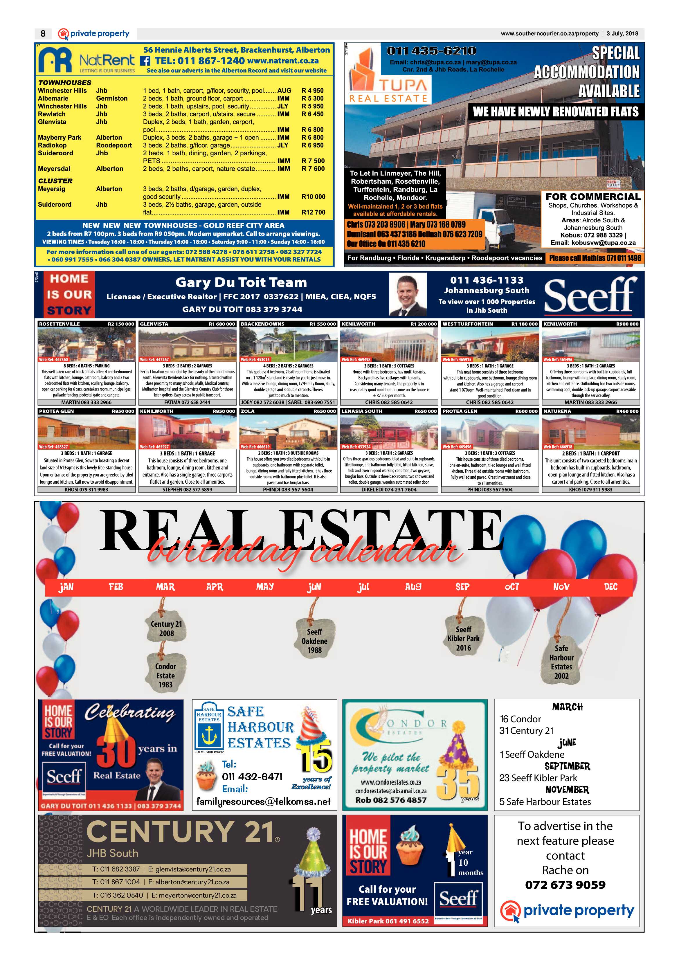 Southern Courier 03 July 2018 page 8