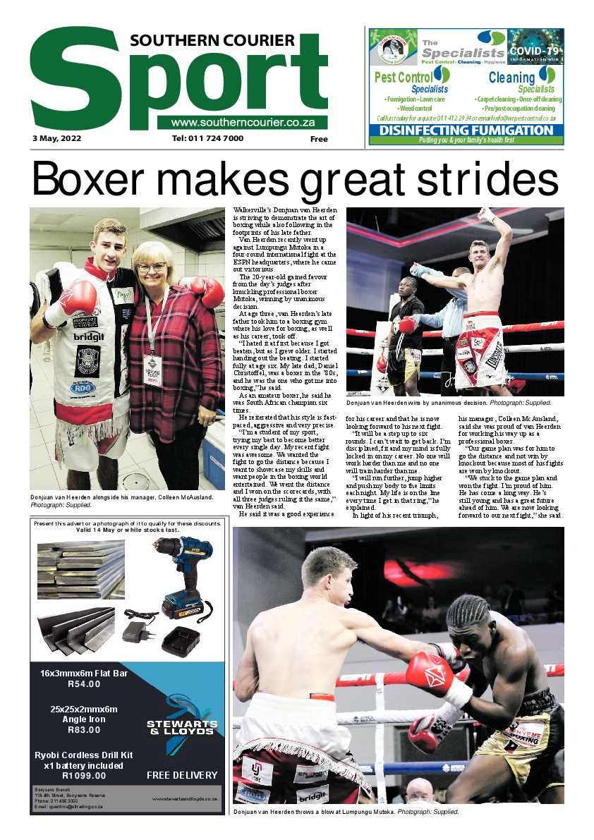 Southern Courier 03 May 2022 page 12