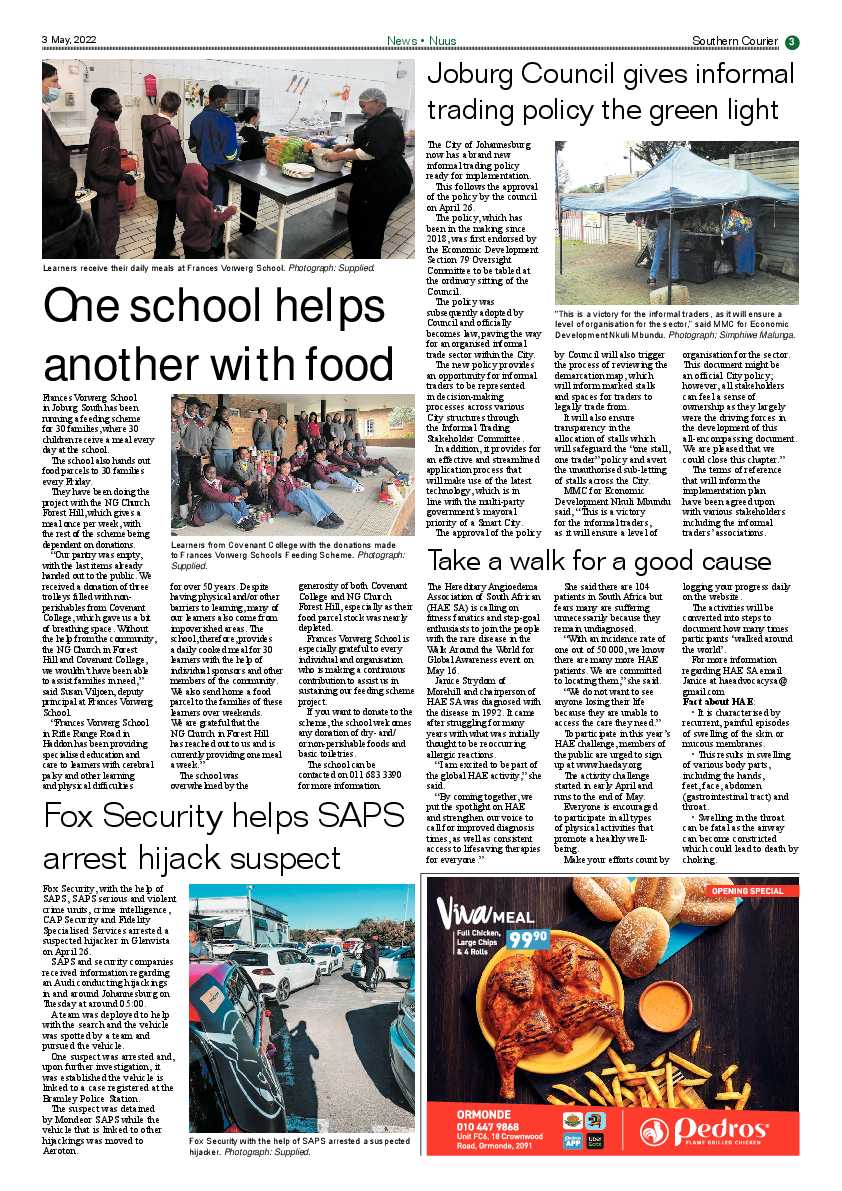 Southern Courier 03 May 2022 page 3