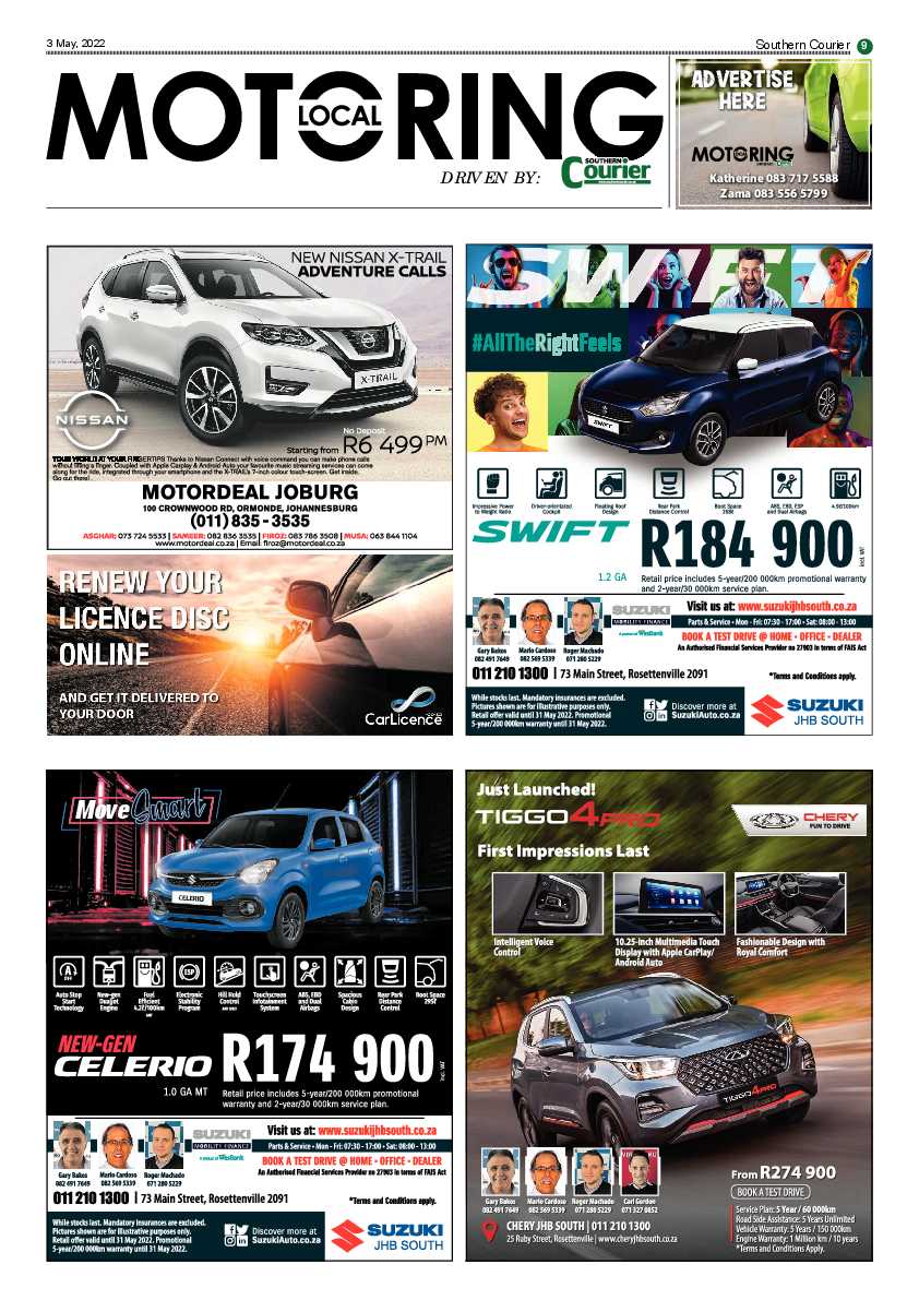 Southern Courier 03 May 2022 page 9