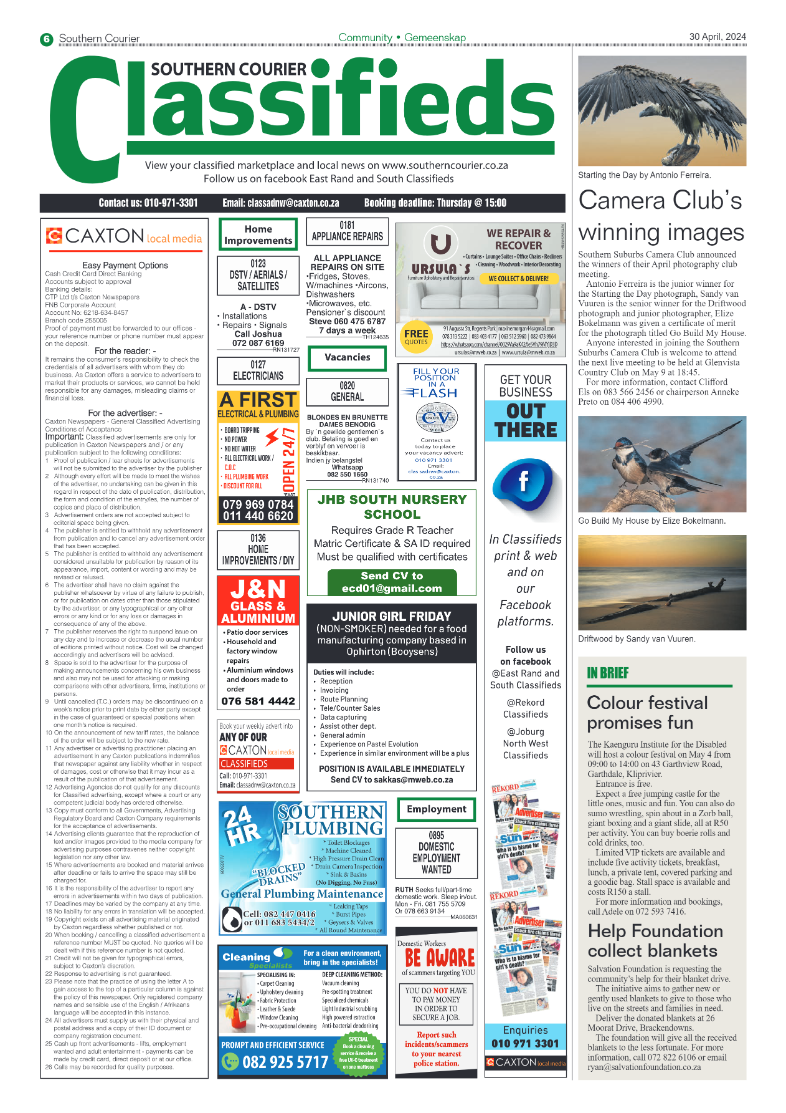 Southern Courier 03 May 2024 page 6