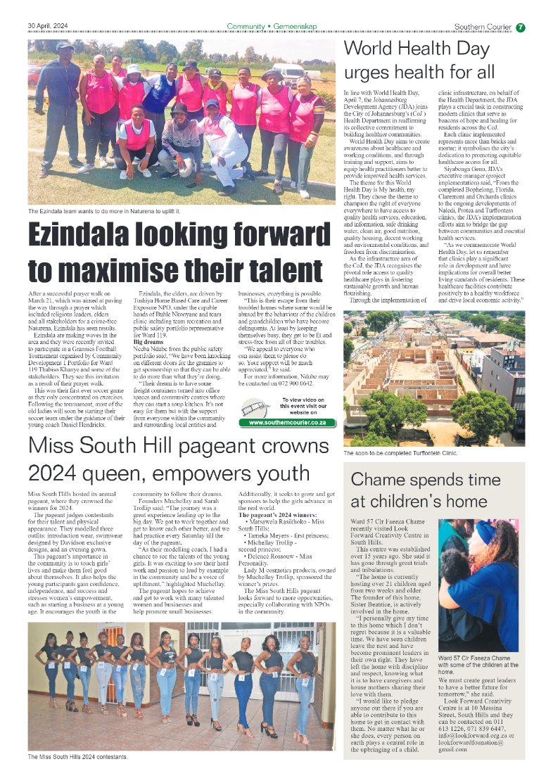 Southern Courier 03 May 2024 page 7