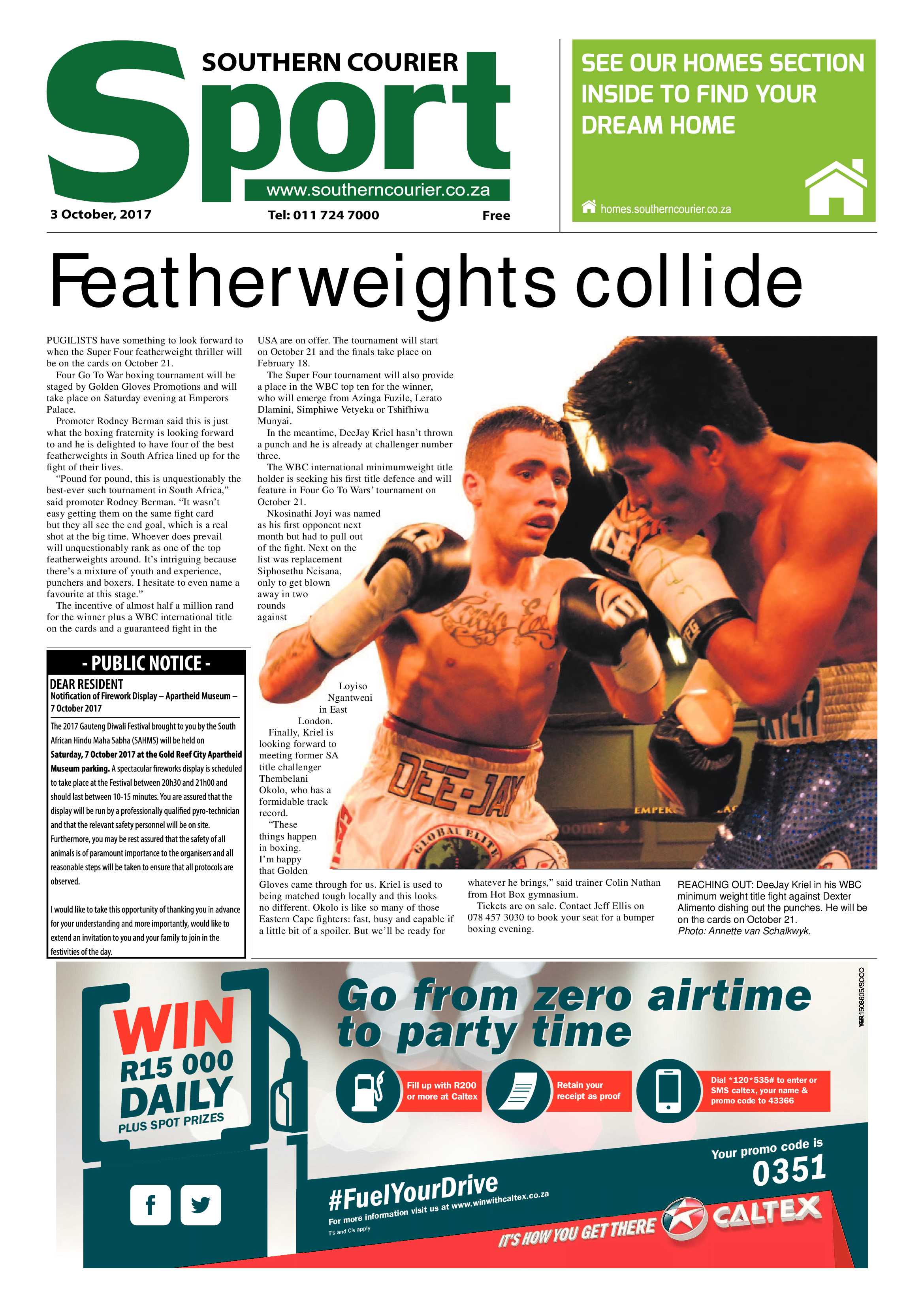 Southern Courier 03 October 2017 page 16