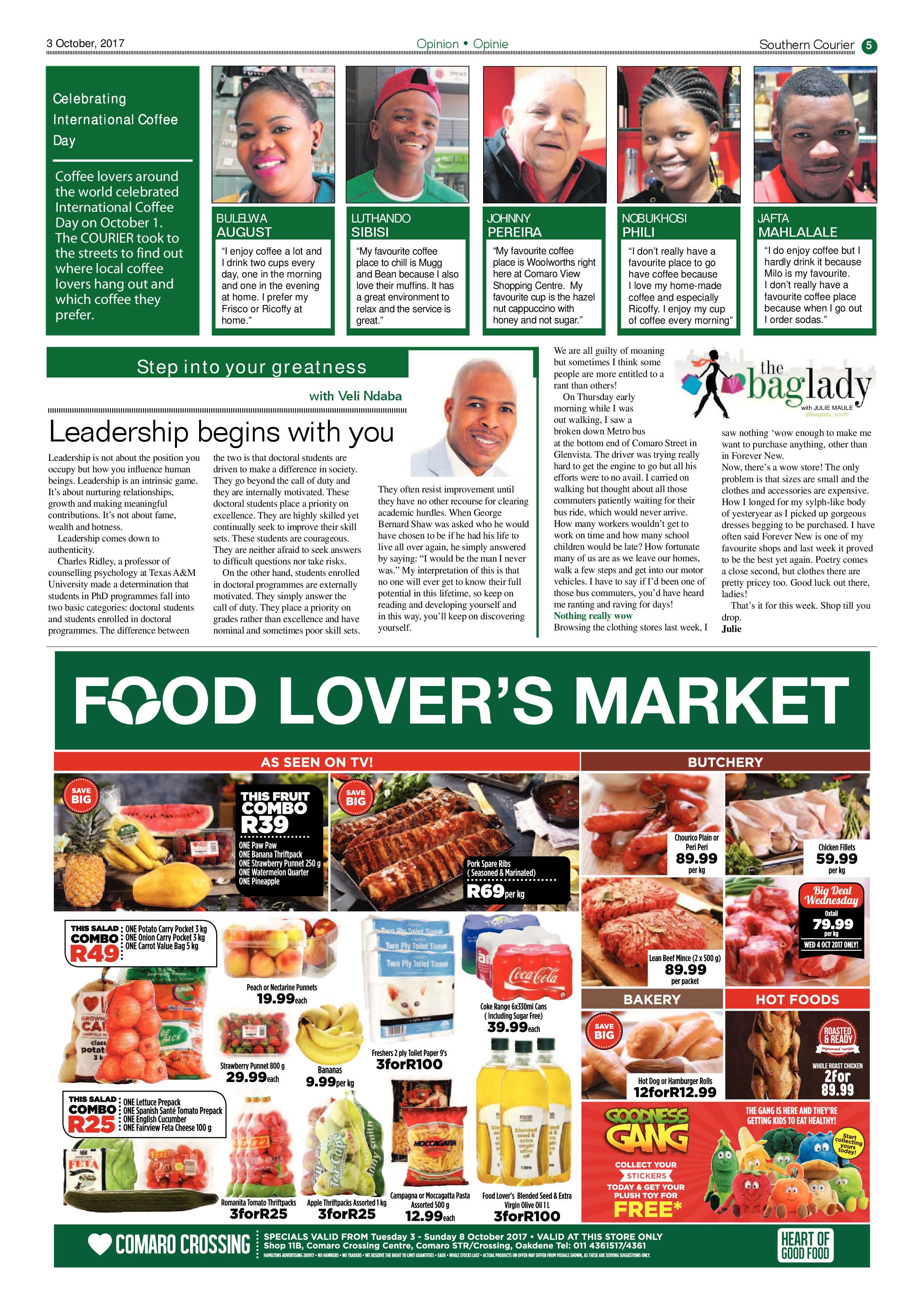 Southern Courier 03 October 2017 page 5